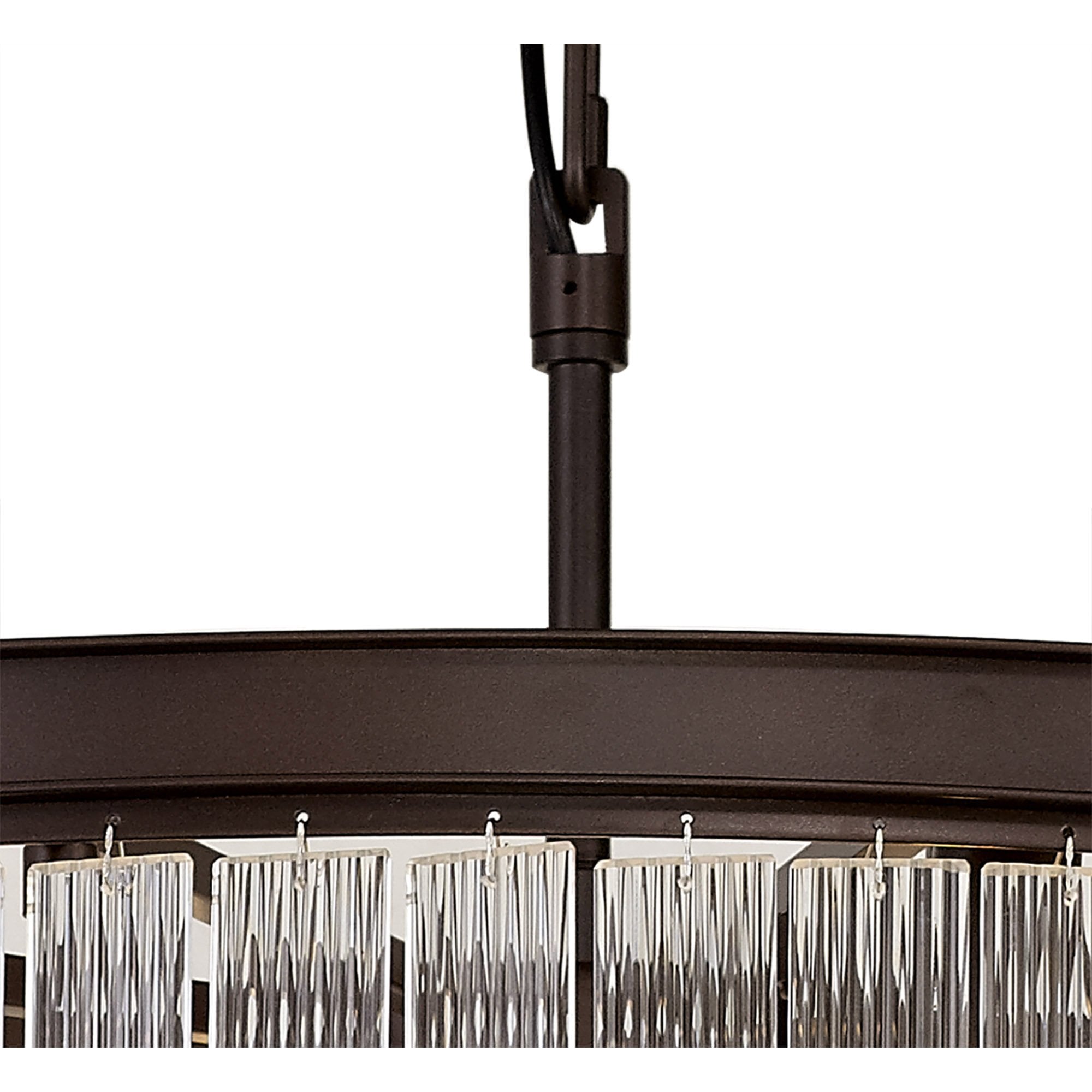 Fabula Malford Large 27 Light 3-Tiered Pendant - Brown Oxide