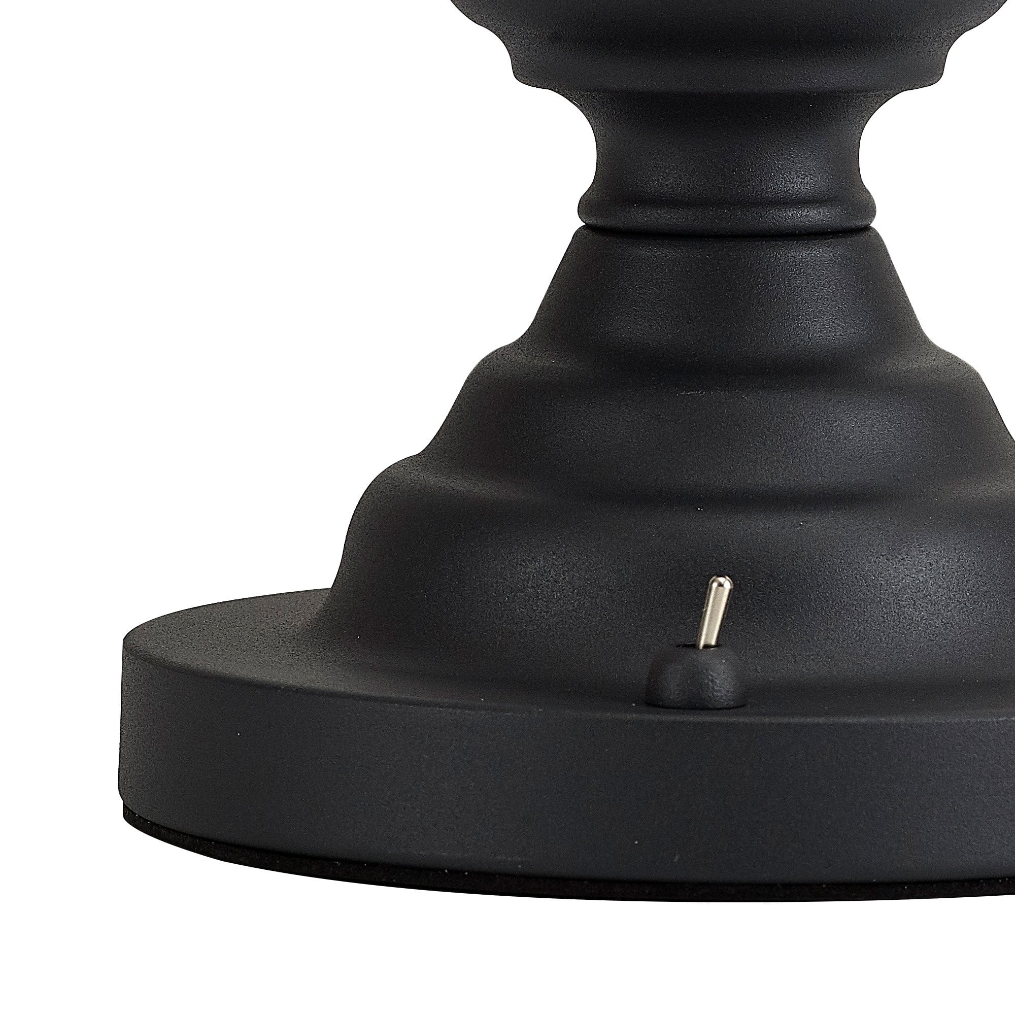 Fabula Mansfield Single Table Lamp Base - Graphite - Base Only