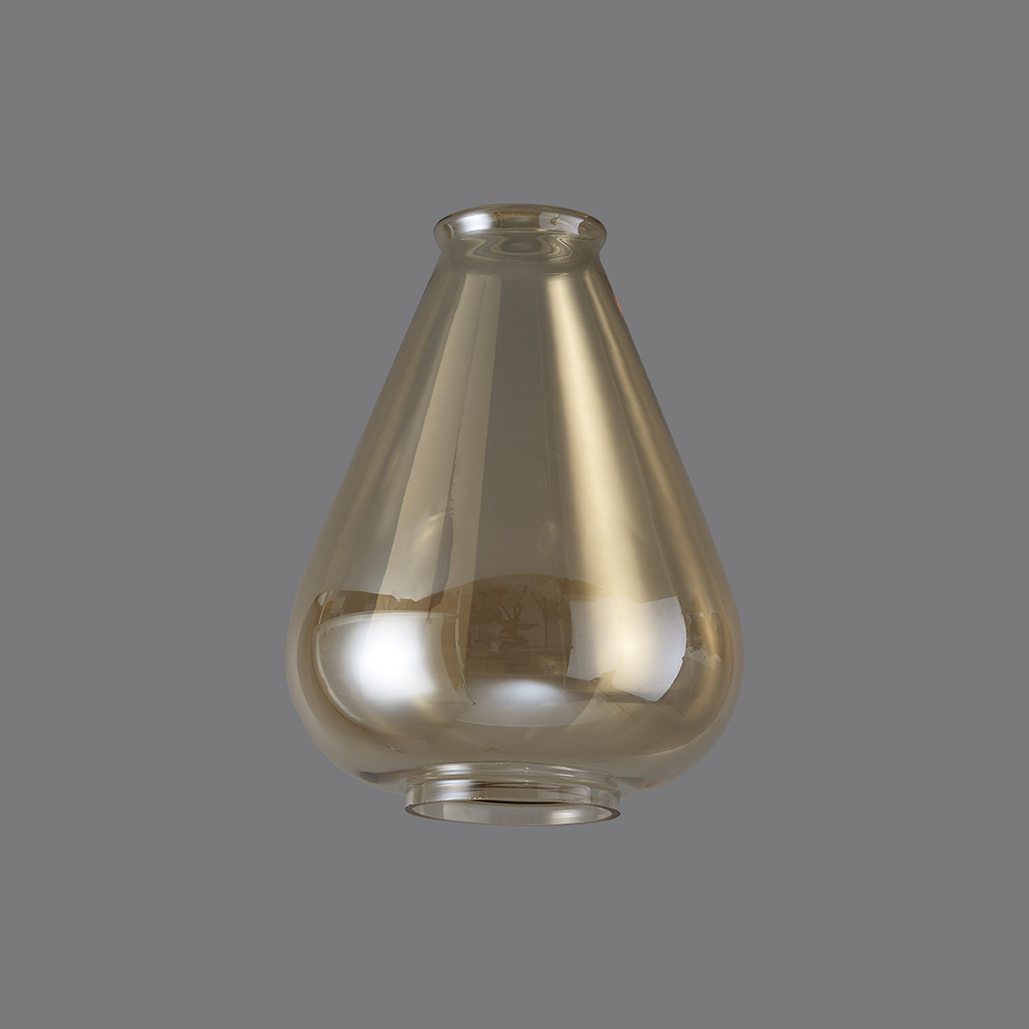 Fabula Maple Narrow Shade - Amber Glass - Shade Only