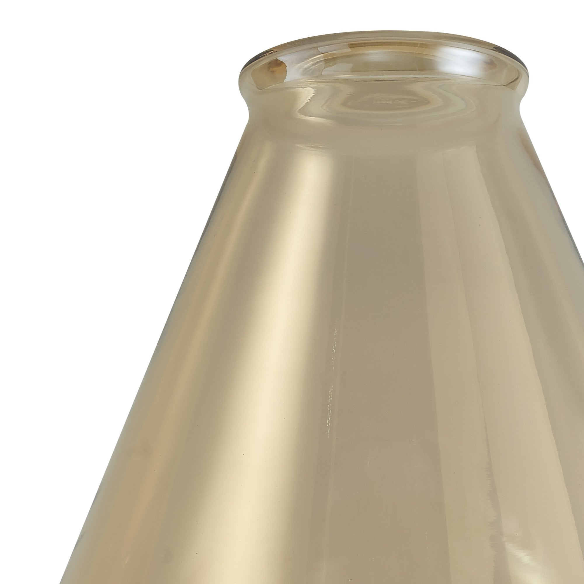 Fabula Maple Narrow Shade - Amber Glass - Shade Only