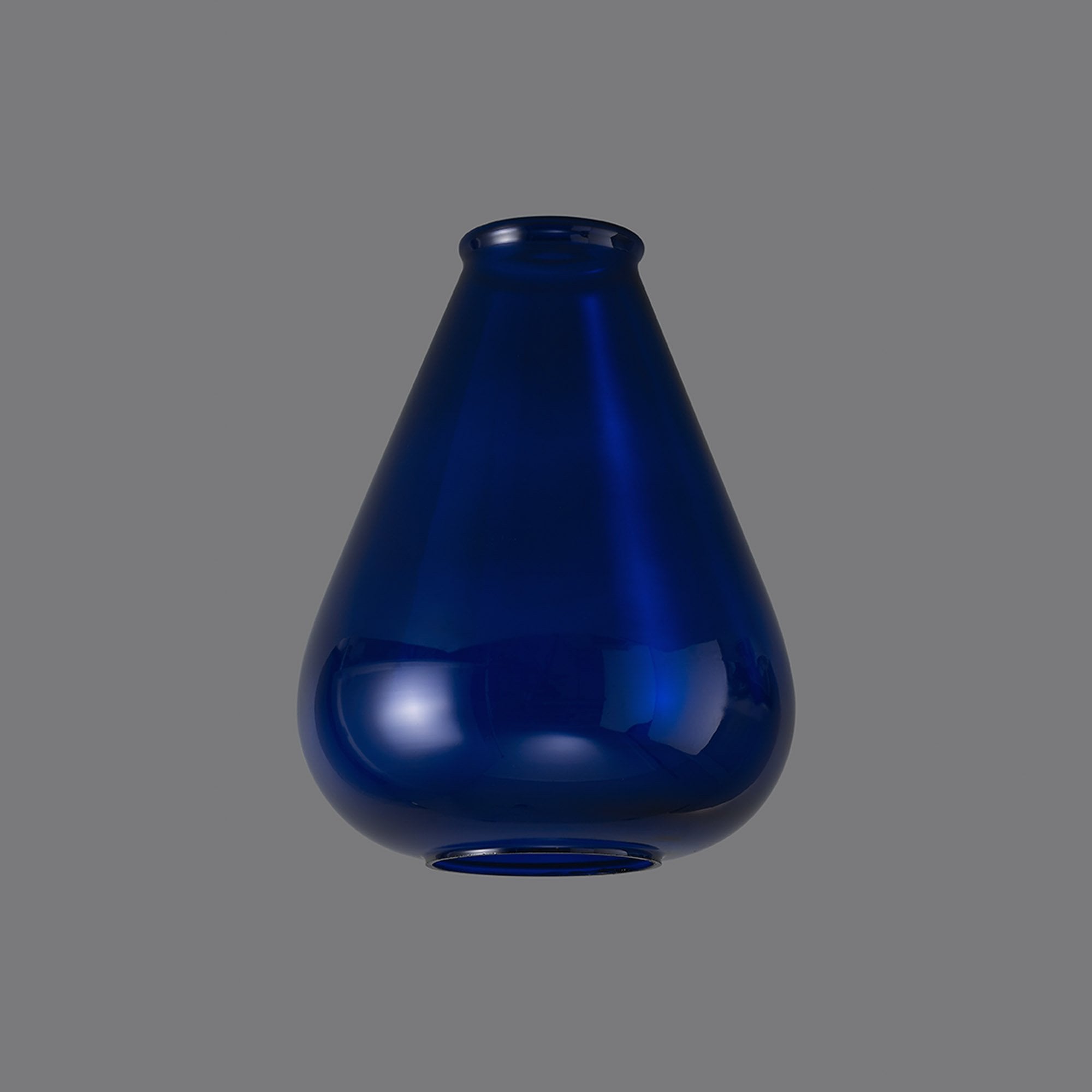 Fabula Maple Narrow Shade - Blue Ink Glass - Shade Only