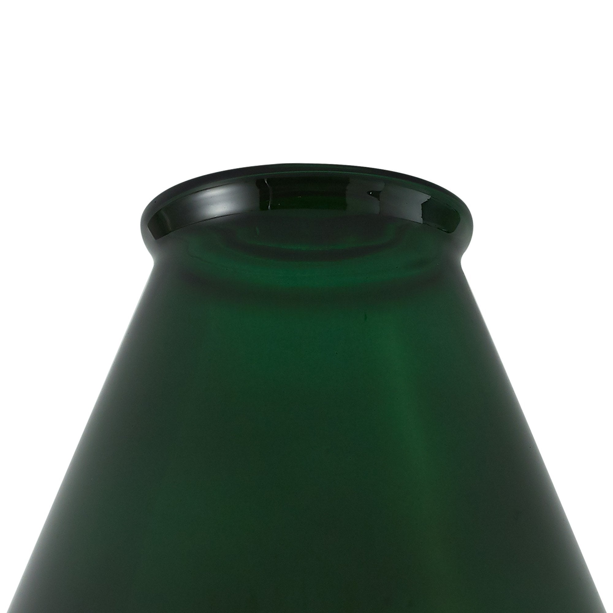 Fabula Maple Narrow Shade - Bottle Green Glass - Shade Only