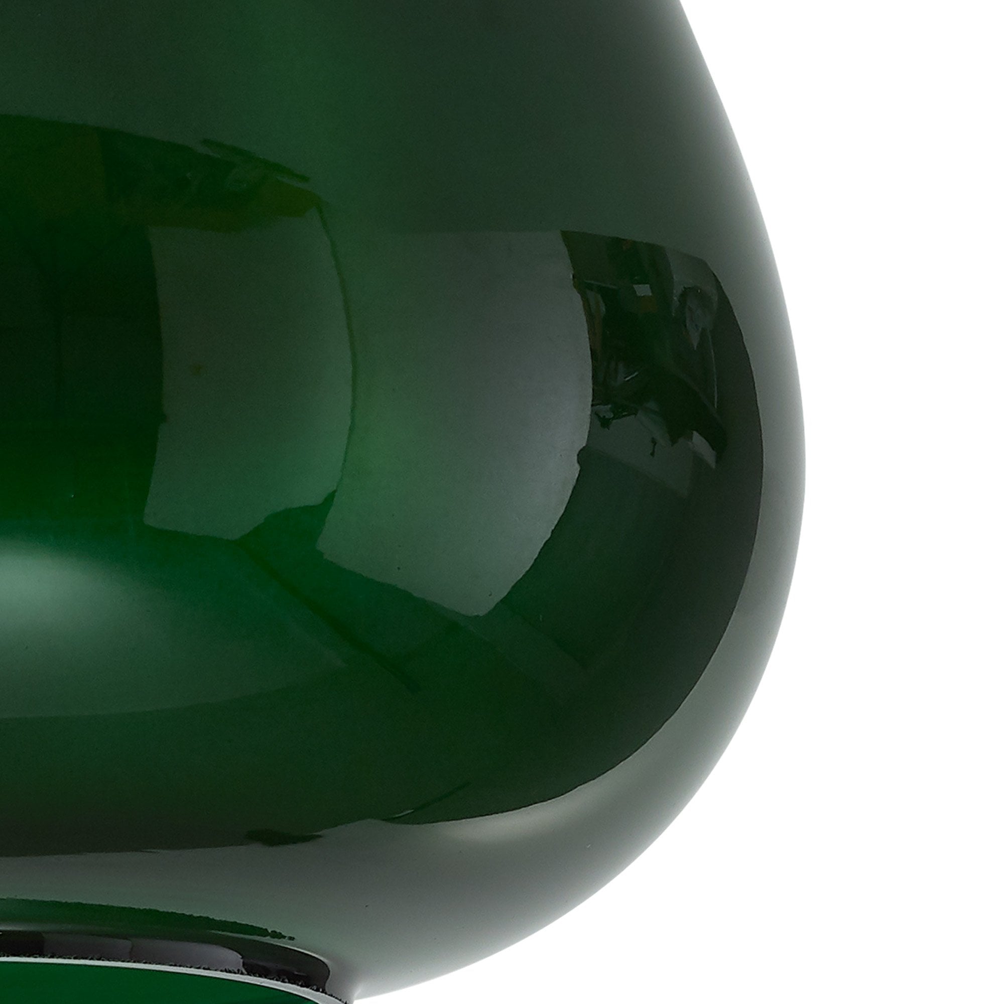 Fabula Maple Narrow Shade - Bottle Green Glass - Shade Only