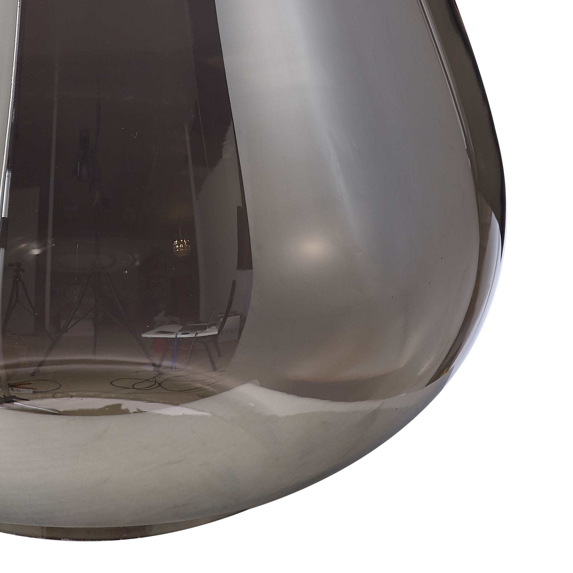 Fabula Maple Narrow Shade - Smoke Plated Glass - Shade Only