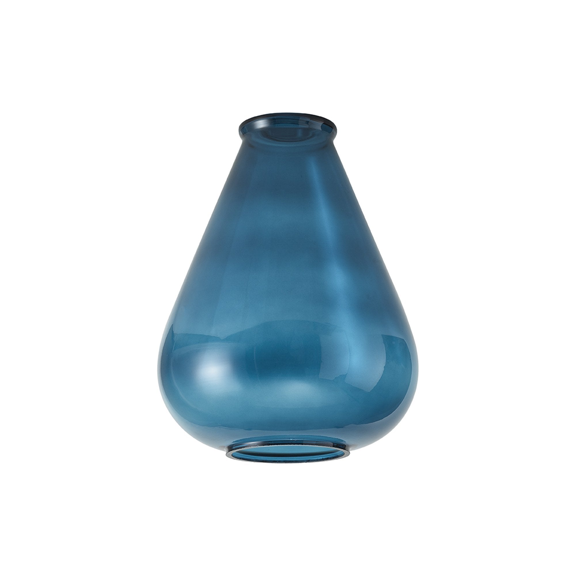 Fabula Maple Narrow Shade - Teal Blue Glass - Shade Only