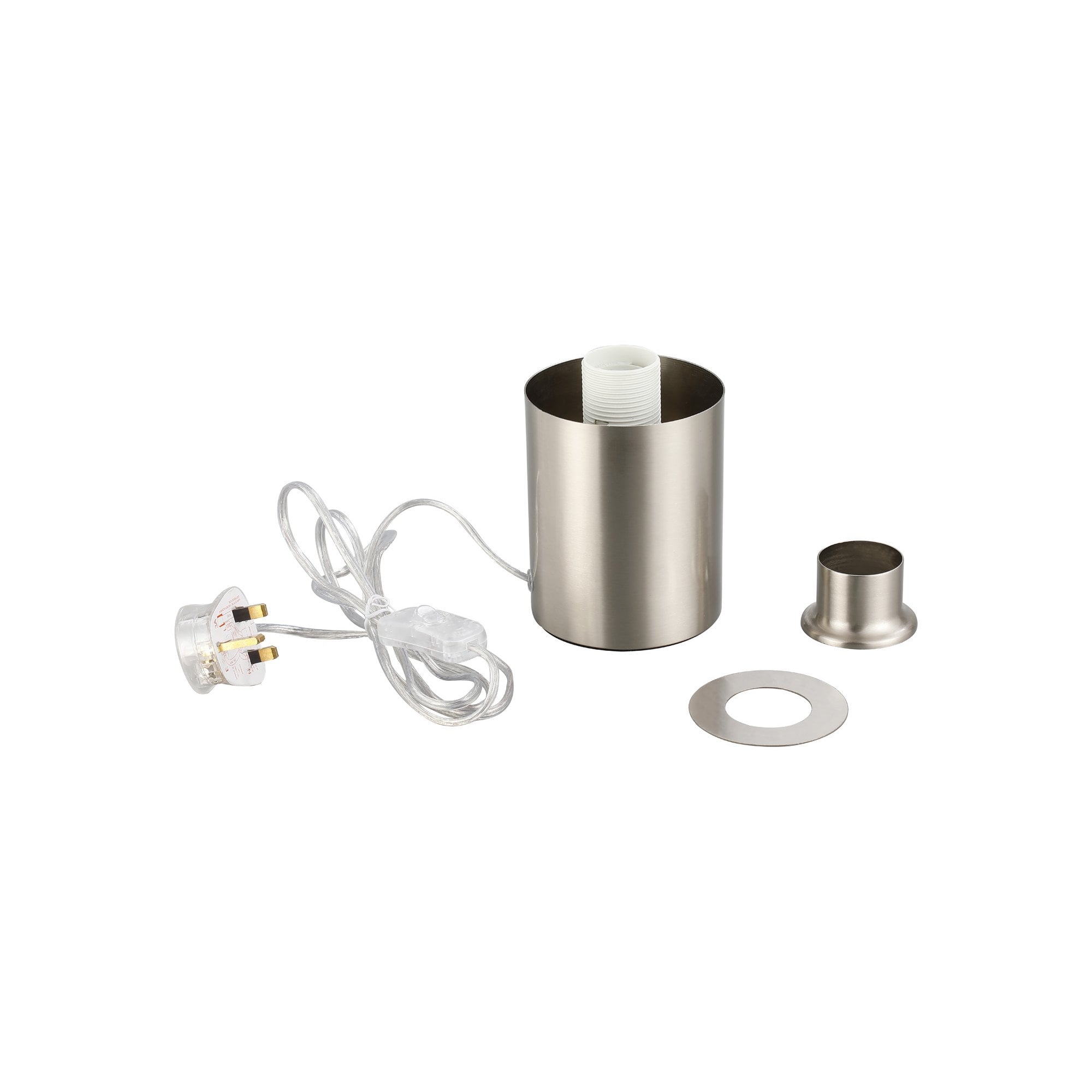 Fabula Maple Table Lamp Base - Satin Nickel - Base Only