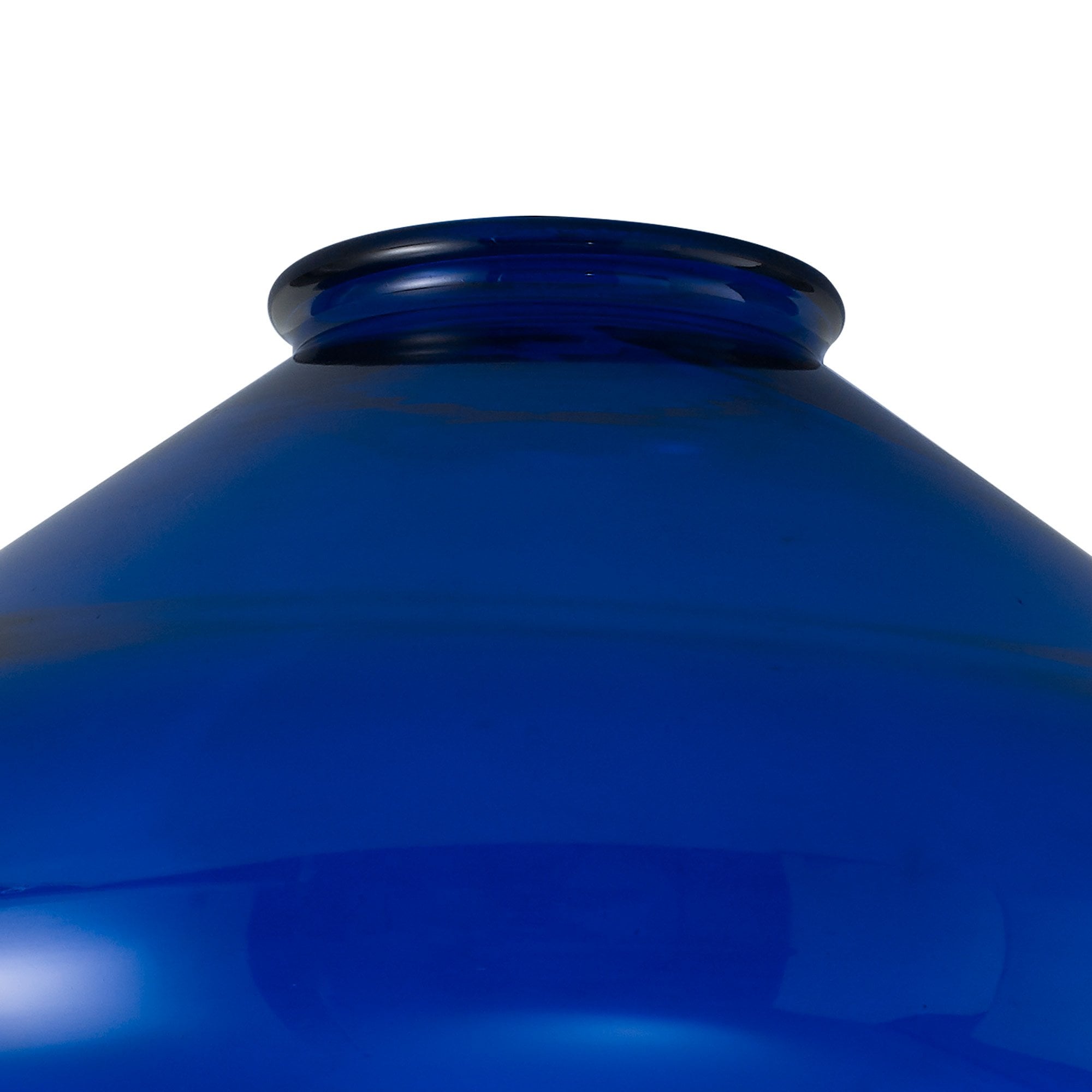 Fabula Maple Wide Shade - Blue Ink Glass - Shade Only