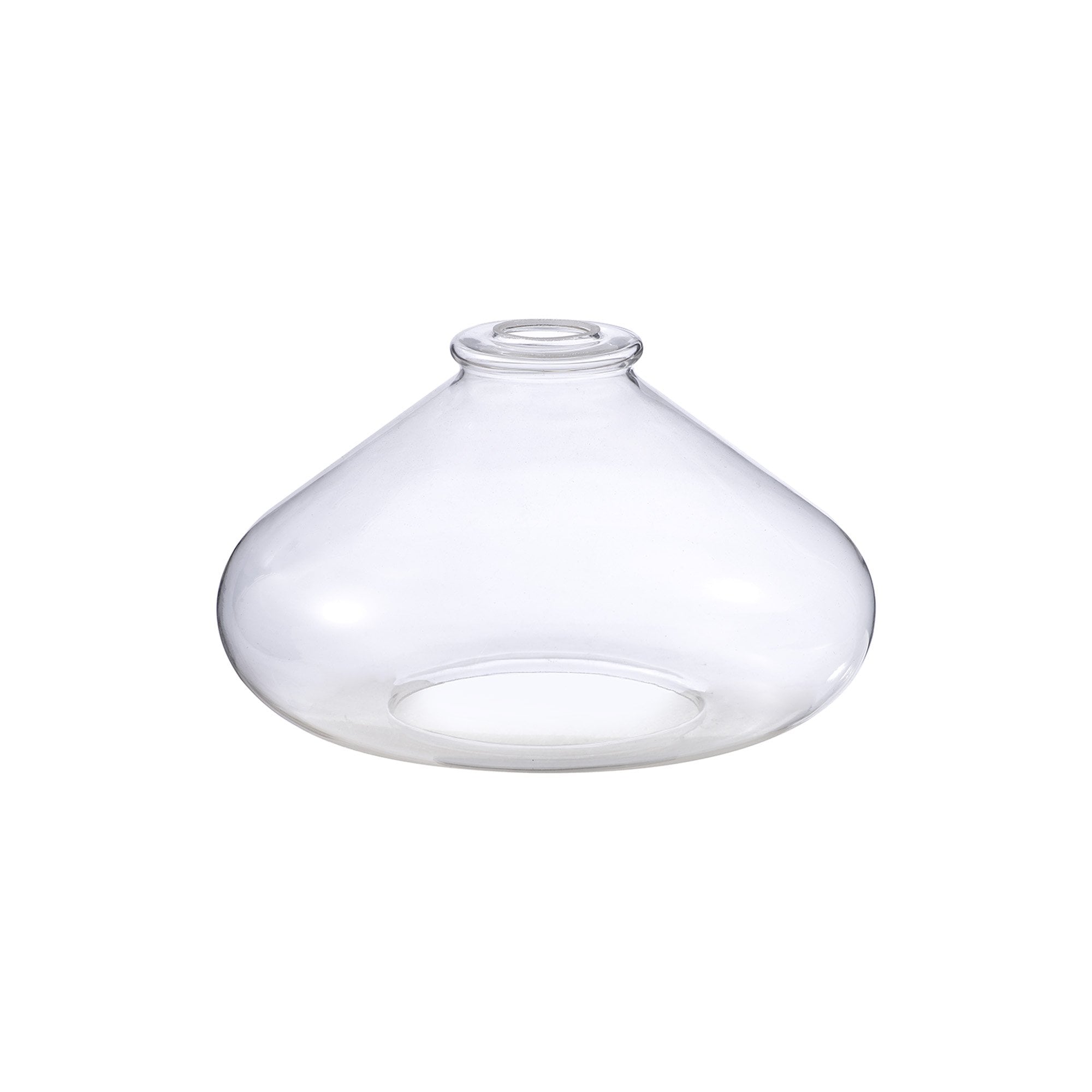 Fabula Maple Wide Shade - Clear Glass - Shade Only