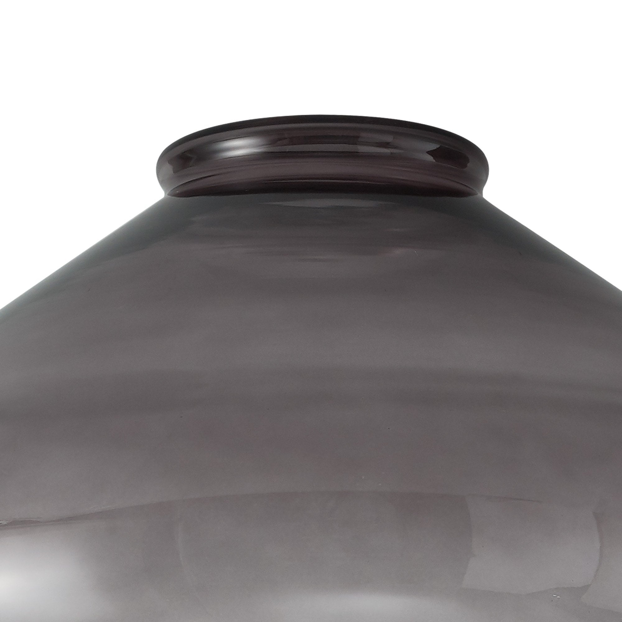 Fabula Maple Wide Shade - Inky Black Glass - Shade Only