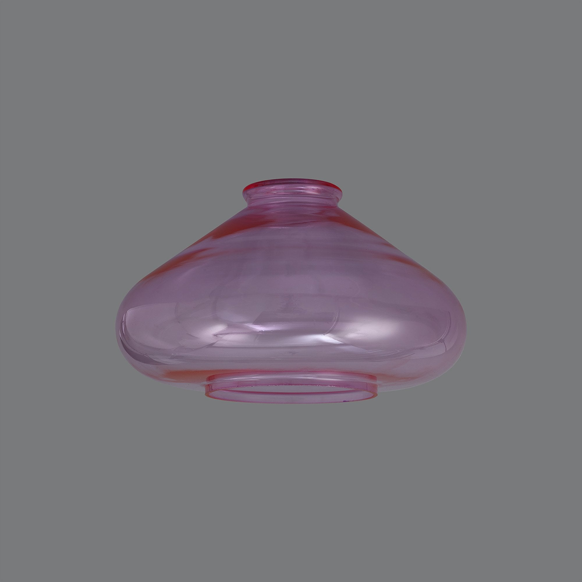 Fabula Maple Wide Shade - Pink Glass - Shade Only