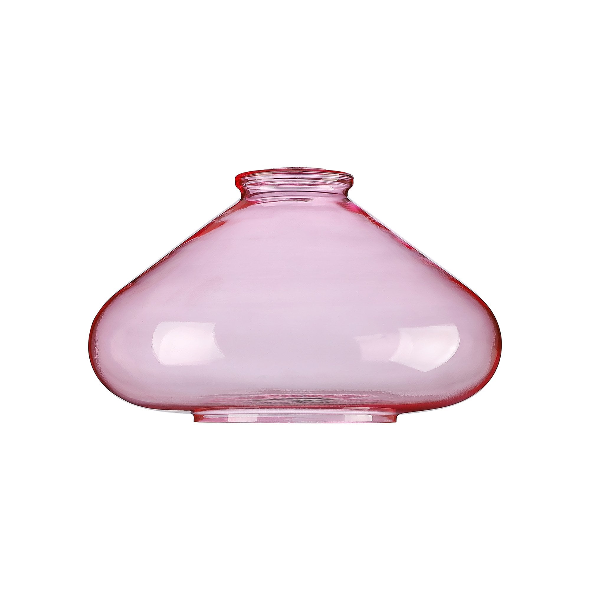 Fabula Maple Wide Shade - Pink Glass - Shade Only
