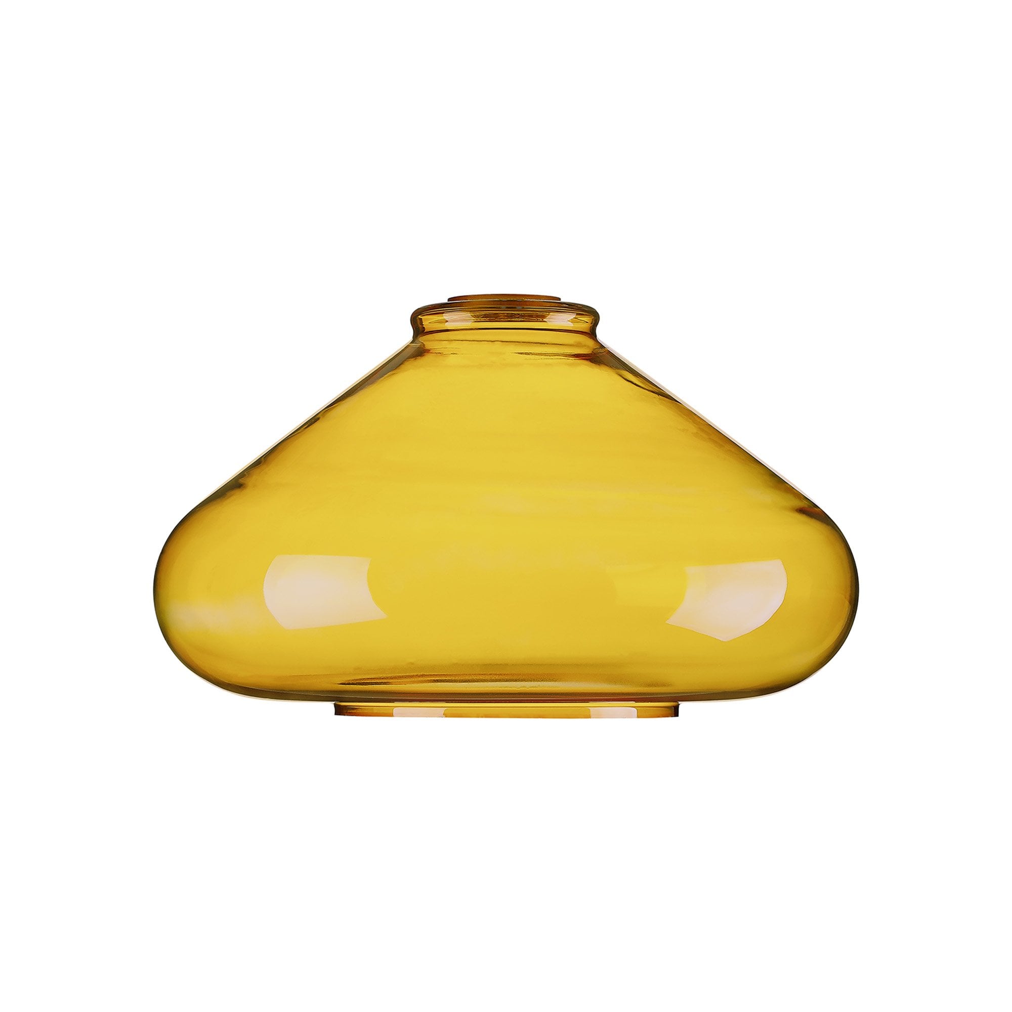 Fabula Maple Wide Shade - Yellow Glass - Shade Only