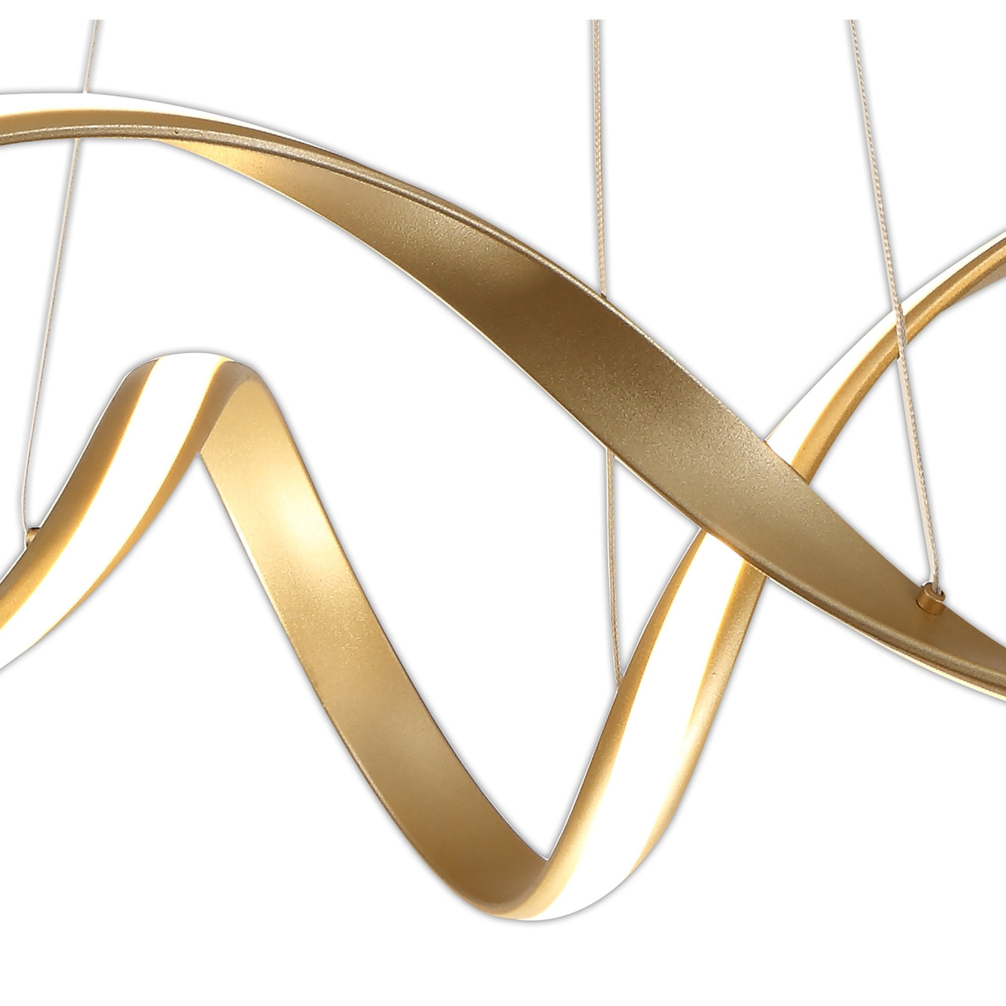 Fabula Meadow Medium Dimmable LED Pendant - Sand Gold