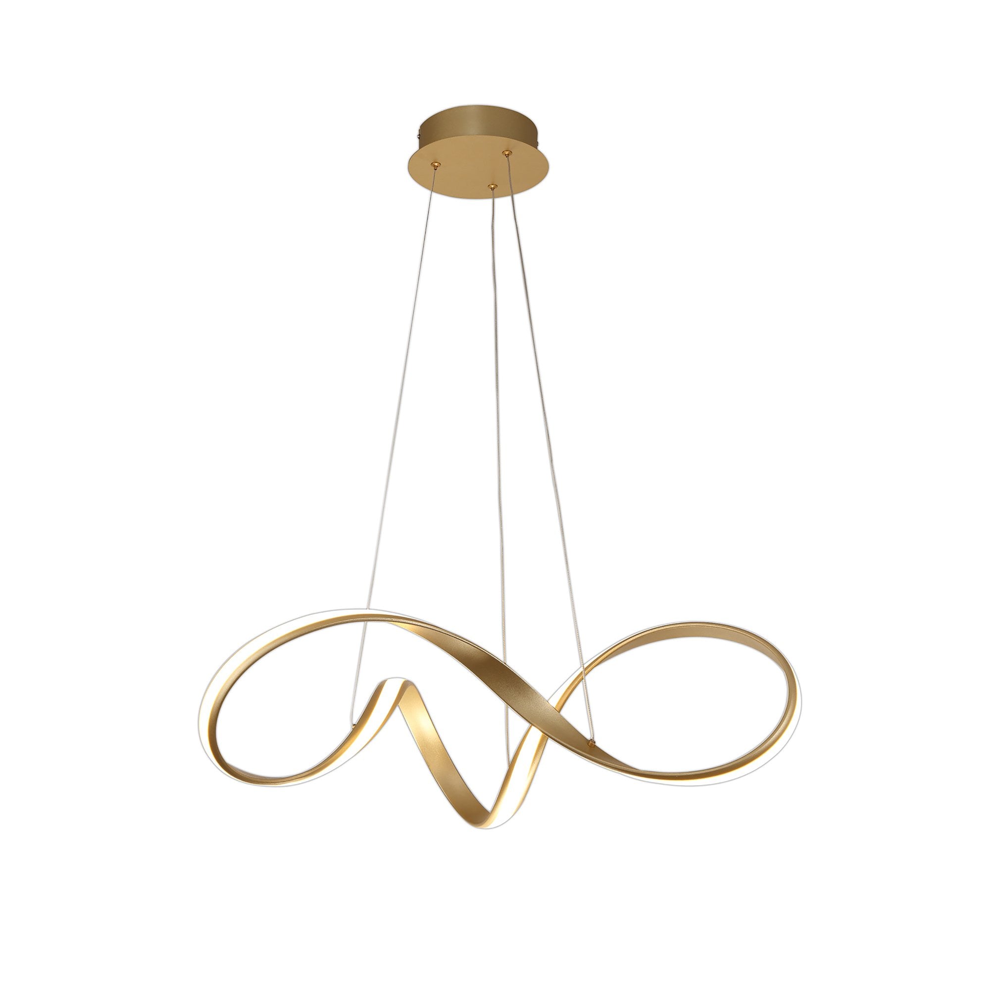 Fabula Meadow Medium Dimmable LED Pendant - Sand Gold