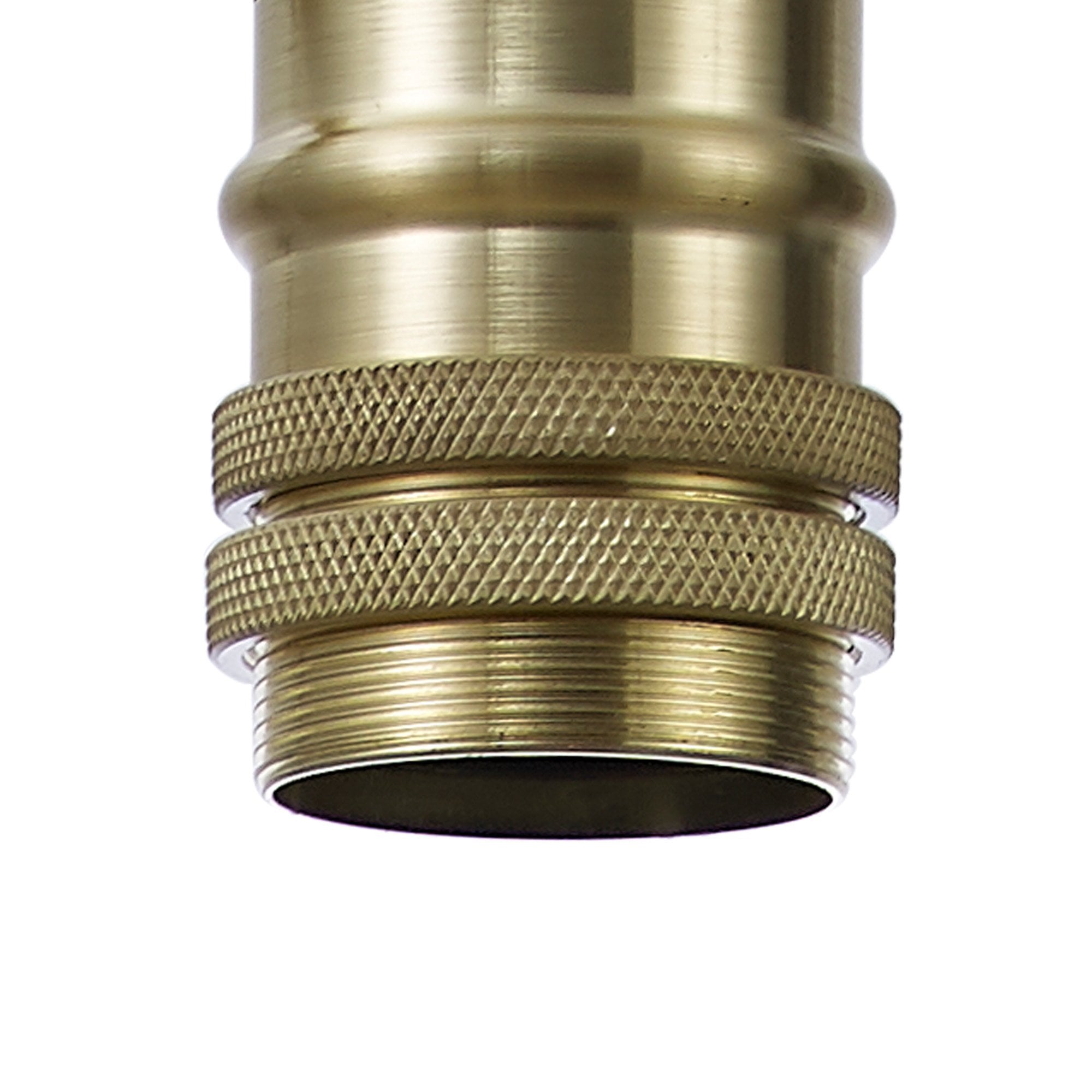 Fabula Merryhill Single Pendant Light Kit - Brass & Pale Gold Twisted Cable - Frame Only