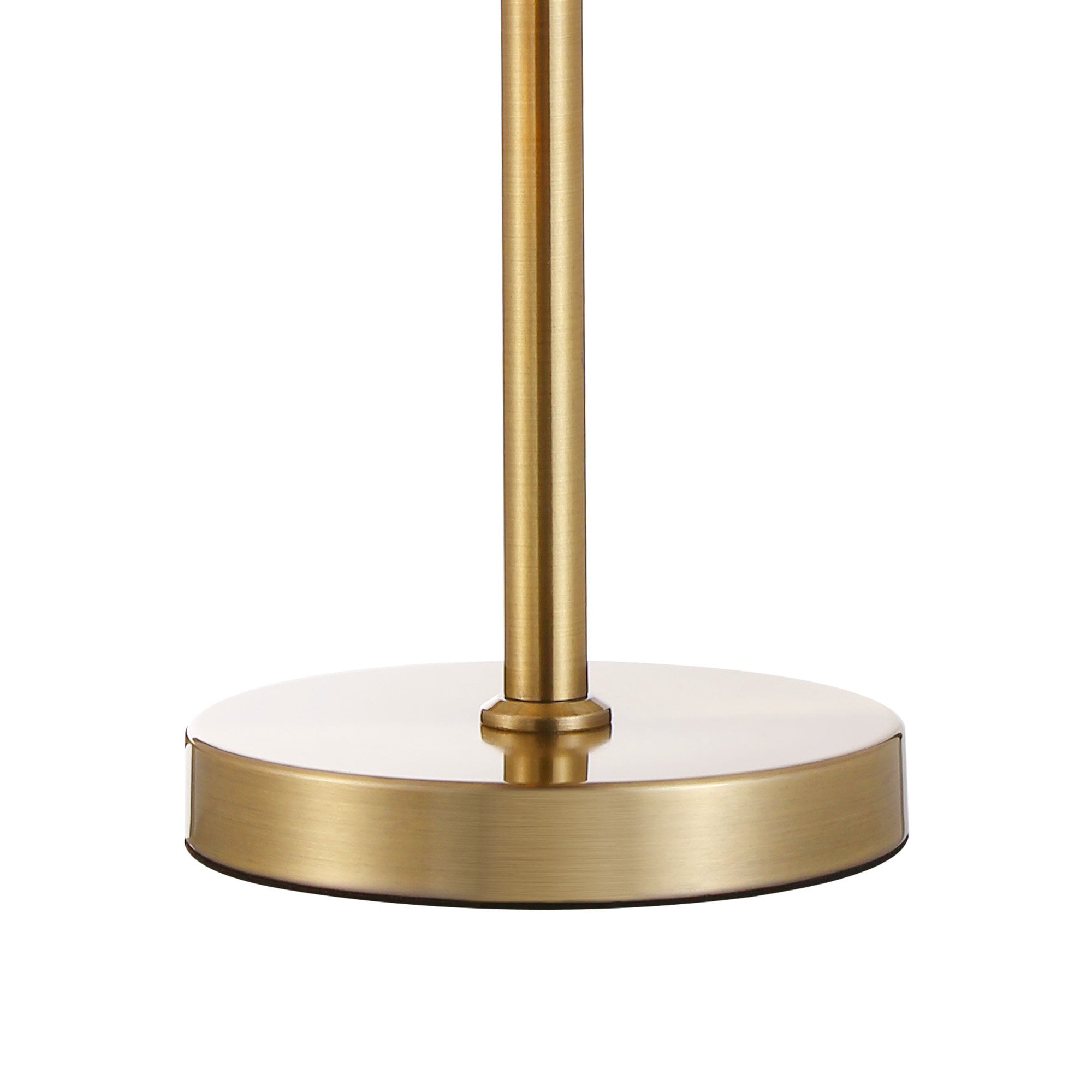 Fabula Oakhurst Single Table Lamp - Antique Brass & Clear Glass