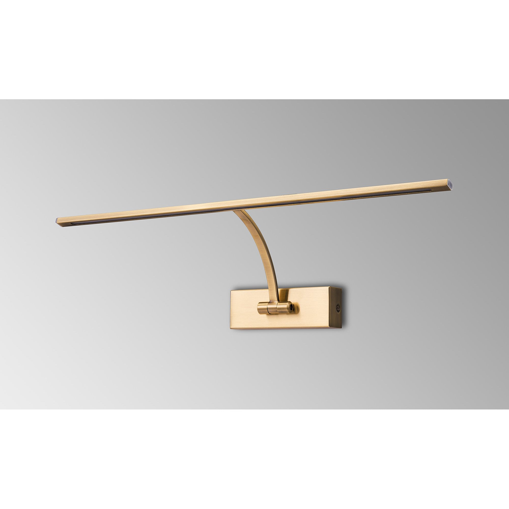 Fabula Plumtree Large 1 Arm LED Wall Lamp/Picture Light - Antique Brass