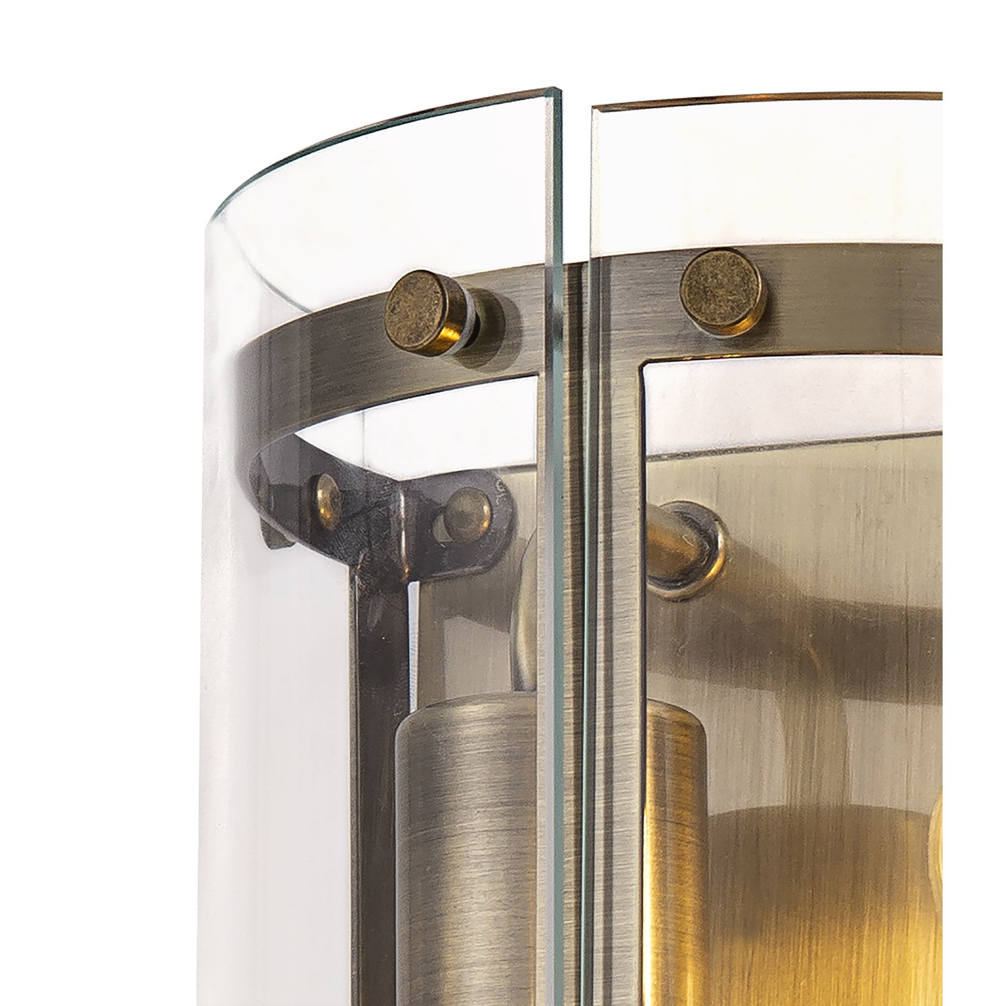 Fabula Regents 2 Light Wall Light - Antique Brass