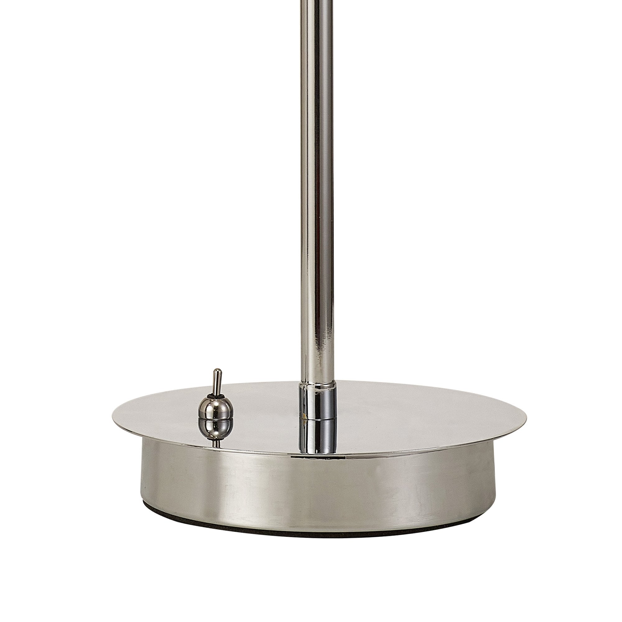 Fabula Roding Single Adjustable Table Lamp - Polished Chrome & Smoked Glass