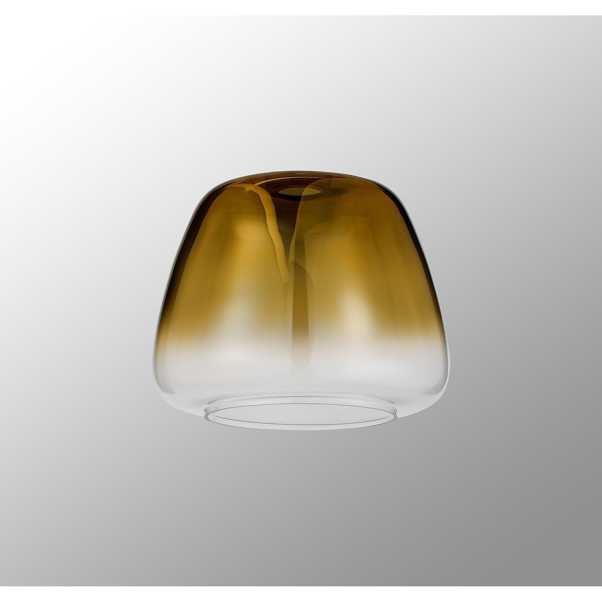 Fabula Springfield 28cm Trapezium Shade - Brass Gold Fade Glass - Shade Only