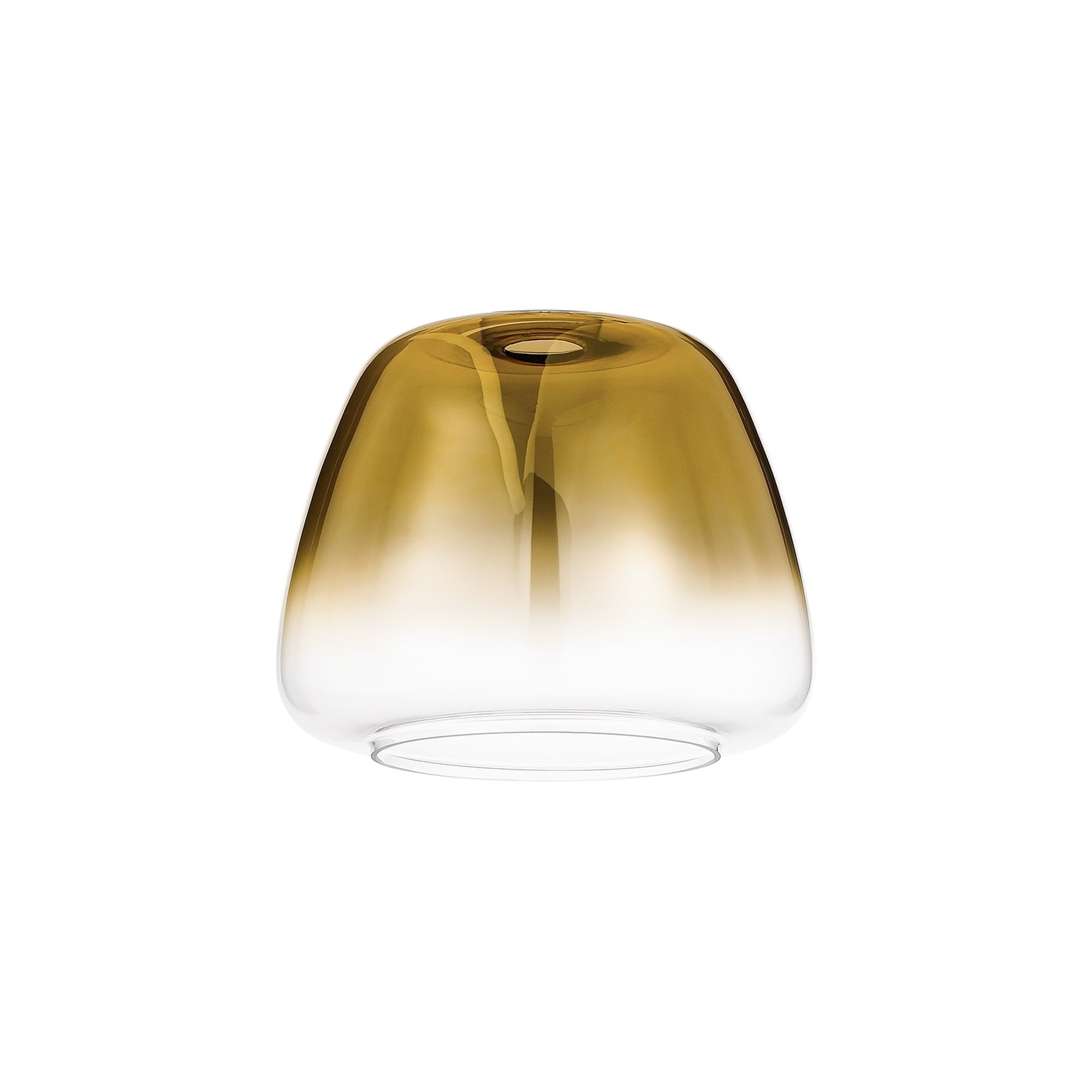 Fabula Springfield 28cm Trapezium Shade - Brass Gold Fade Glass - Shade Only