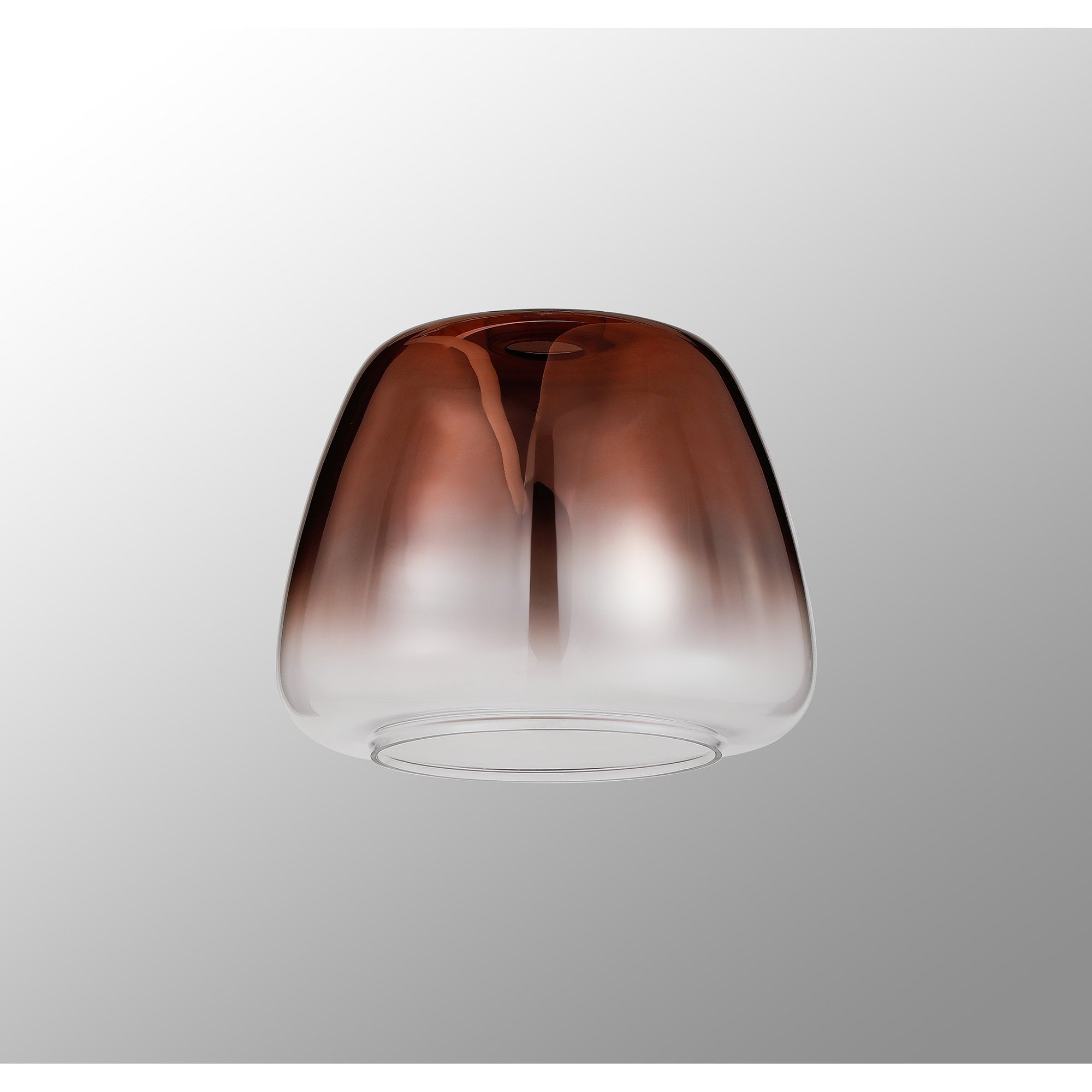 Fabula Springfield 28cm Trapezium Shade - Copper Fade Glass - Shade Only