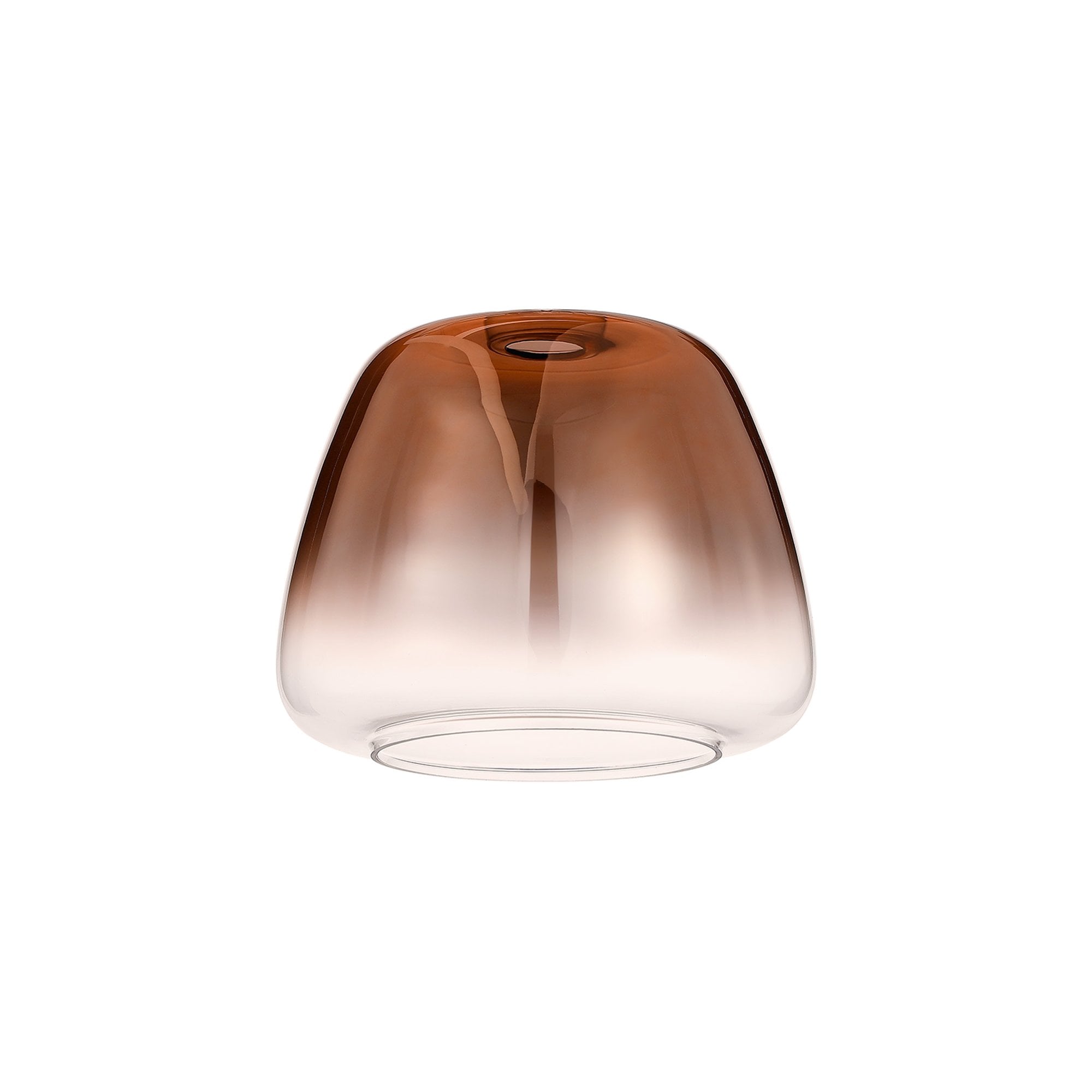 Fabula Springfield 28cm Trapezium Shade - Copper Fade Glass - Shade Only