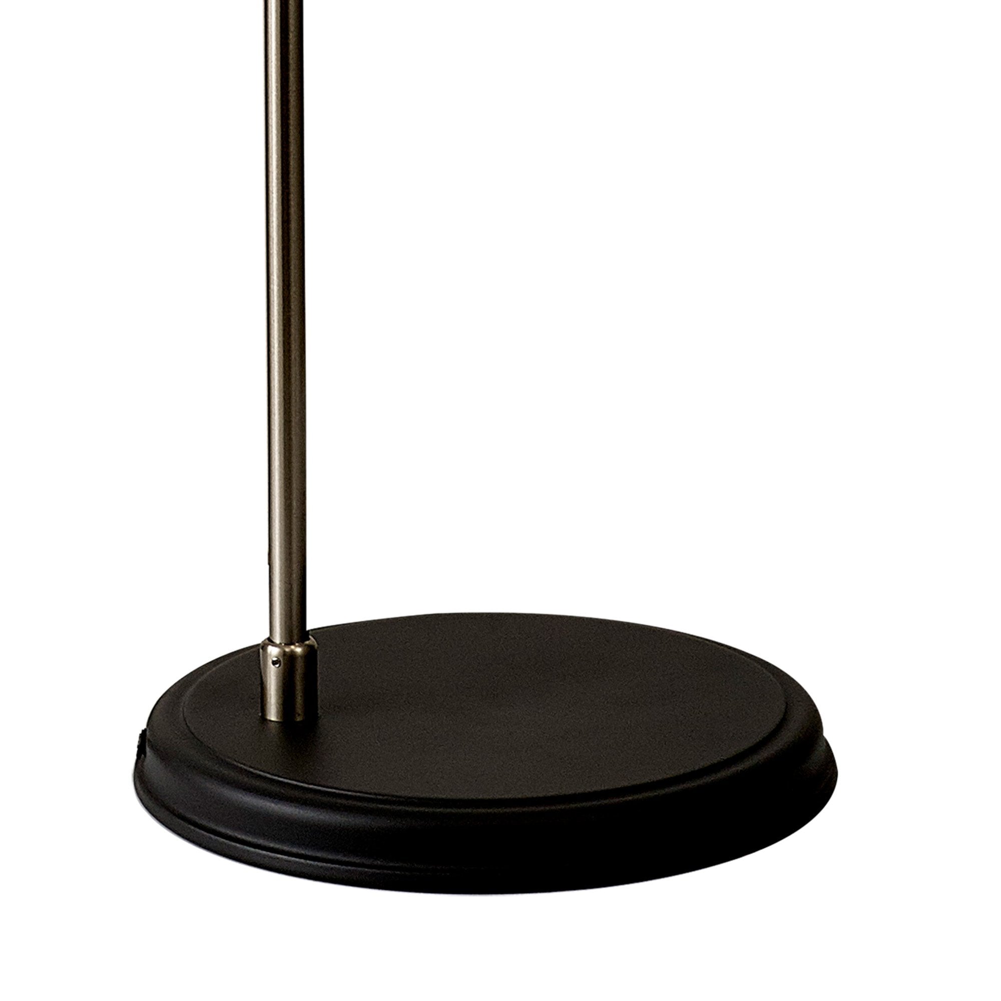 Fabula Sunnyside Adjustable Floor Lamp - Graphite & Satin Nickel