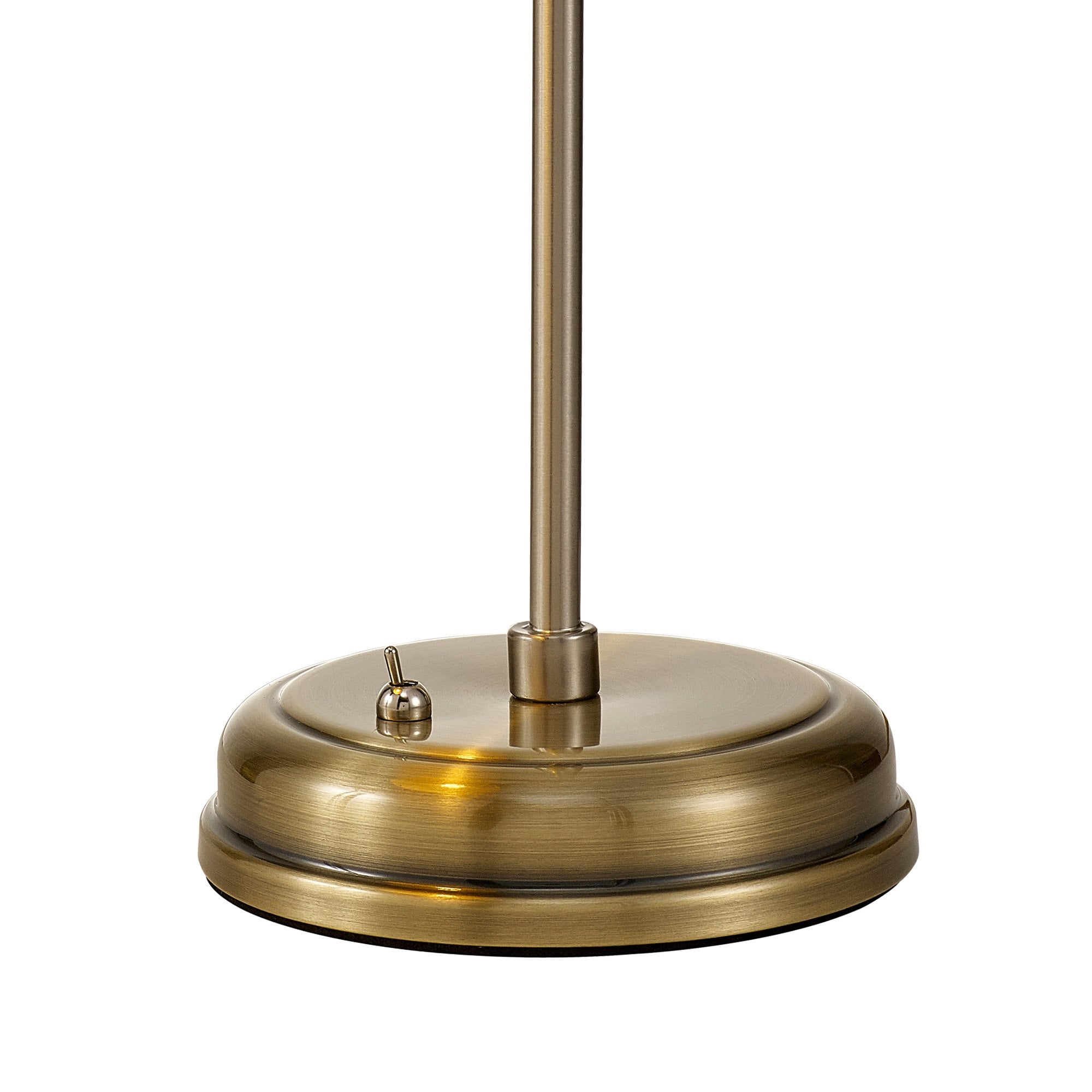 Fabula Sunnyside Adjustable Table Lamp - Satin Nickel & Antique Brass