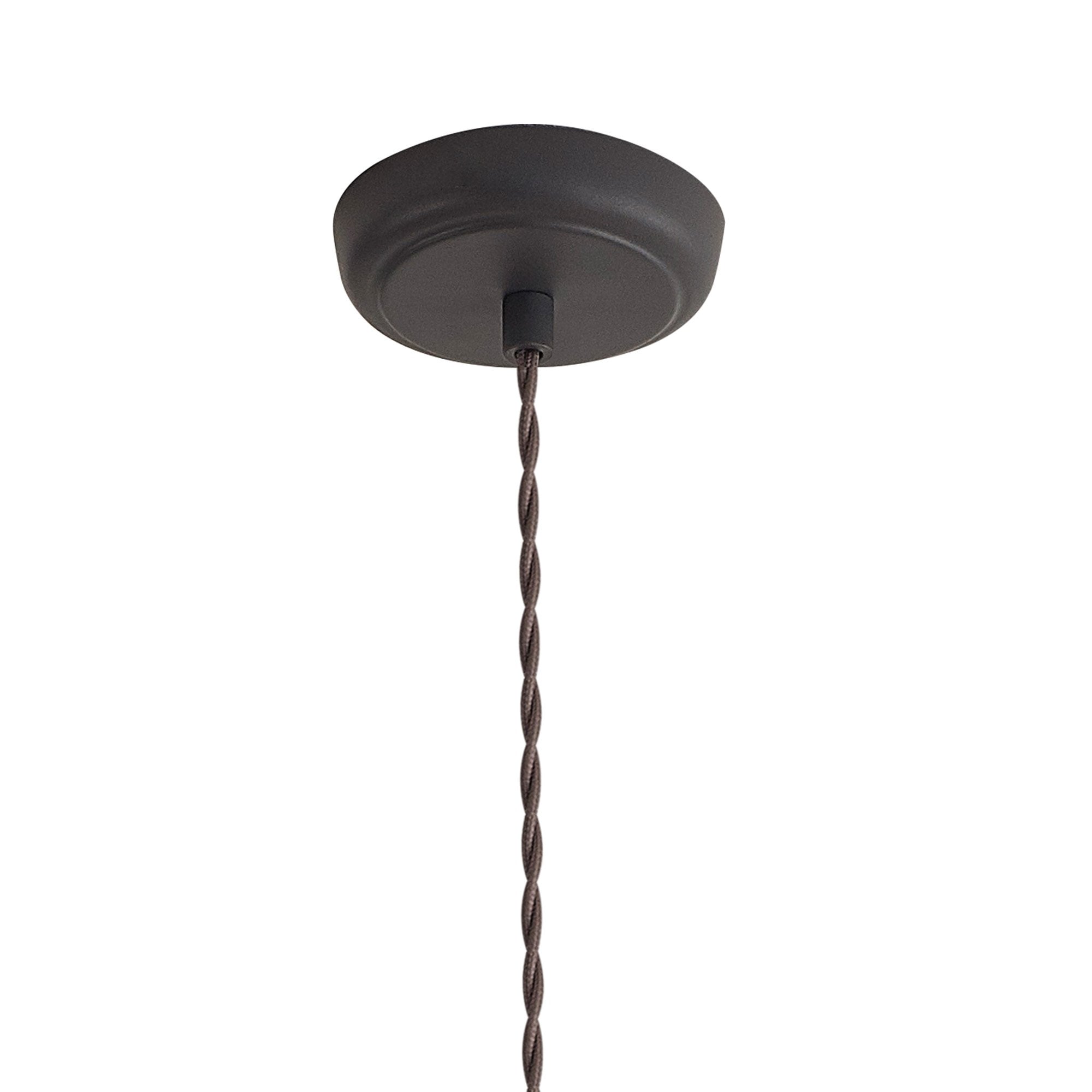 Fabula Sunnyside Medium Pendant - Graphite & Satin Nickel