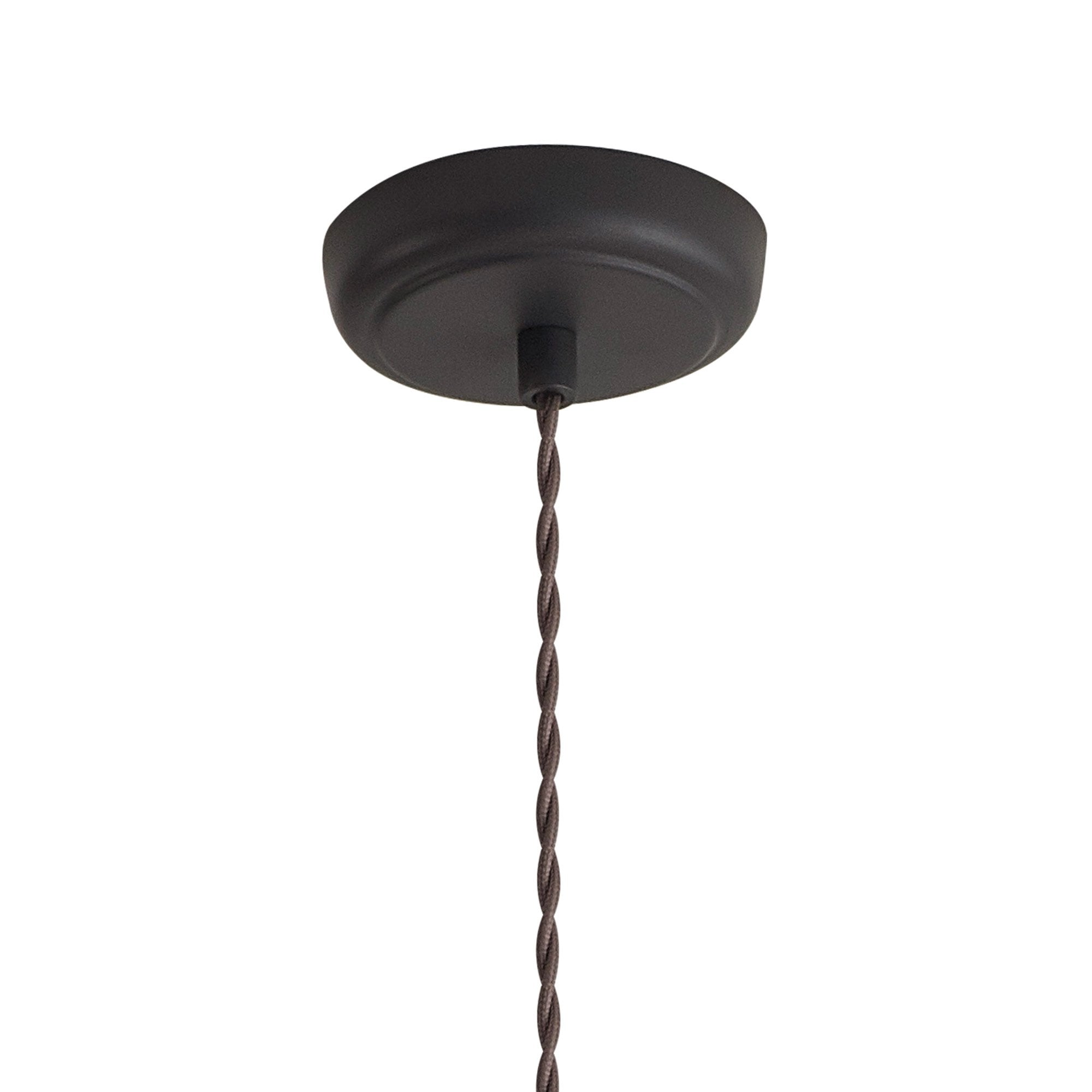 Fabula Sunnyside Small Pendant - Graphite & Satin Nickel