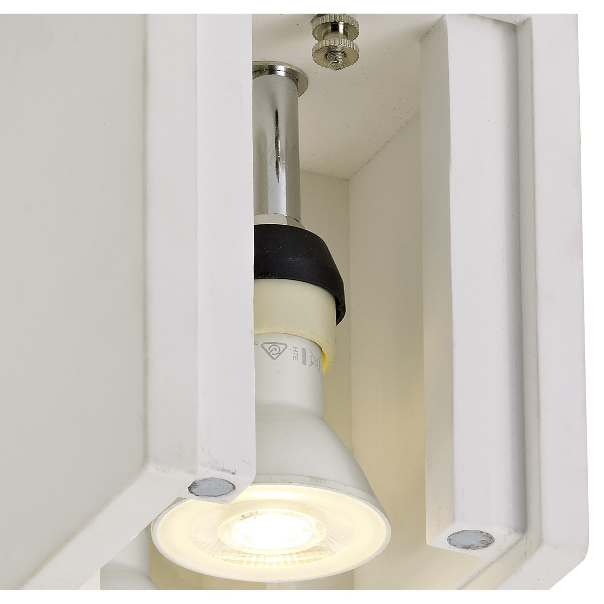 Fabula Trevose 2 Light Rectangular Ceiling Spot Light - White Paintable Gypsum