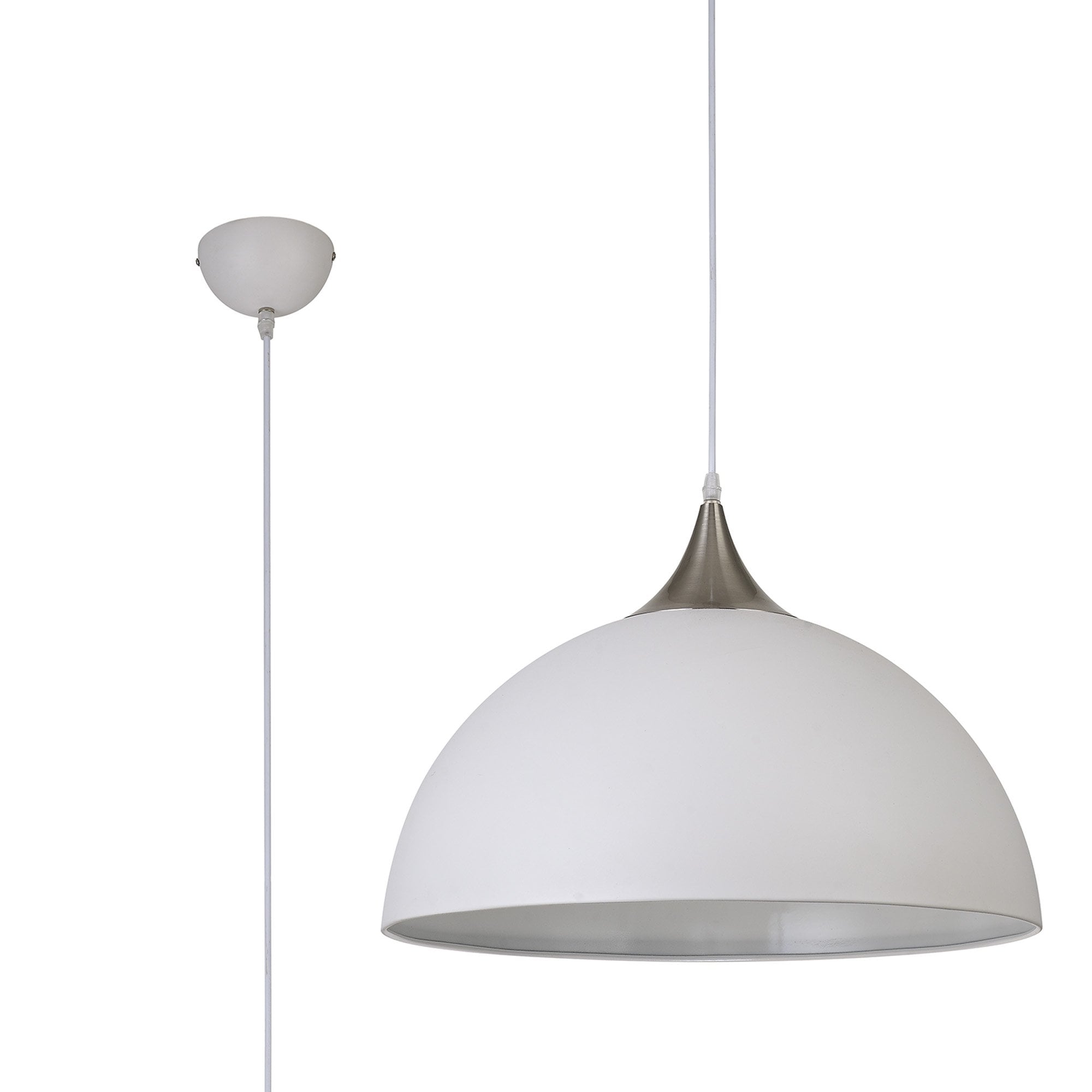 Fabula Victoria Large Pendant - Sand White