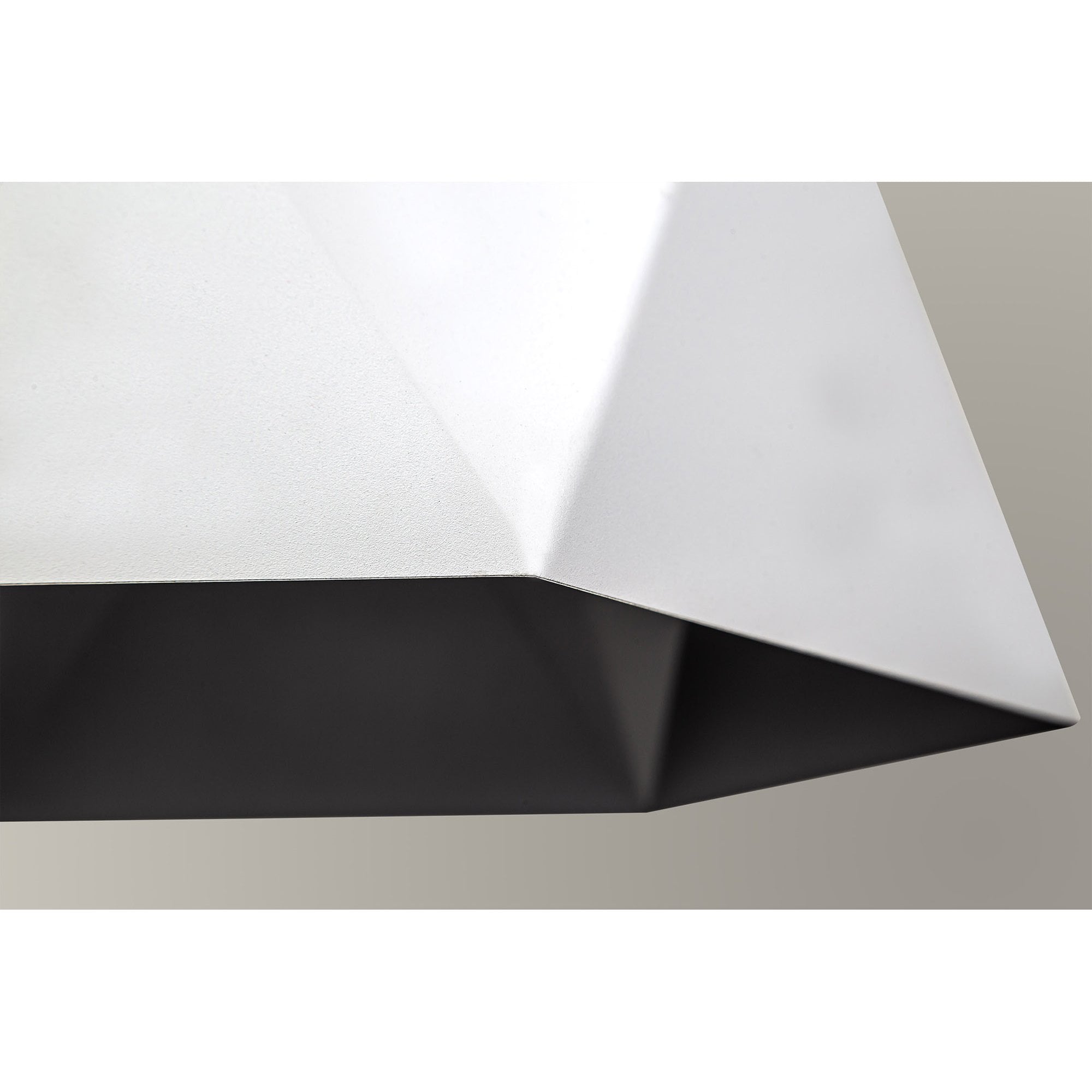 Fabula Winchester Single Pendant - White & Silver Inner