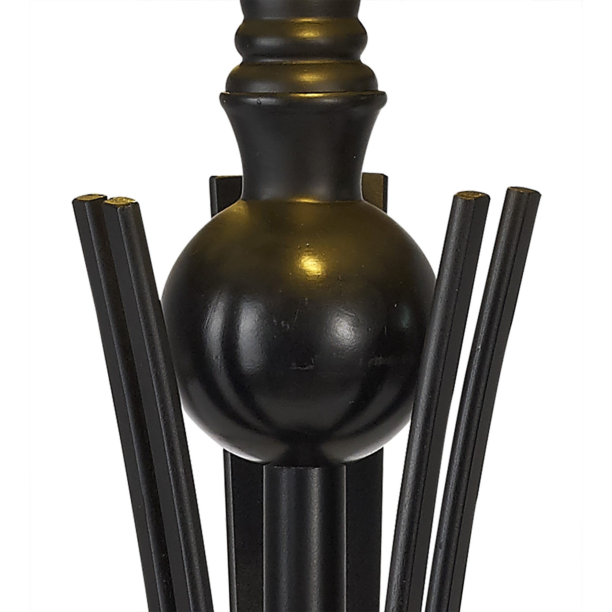 Fabula Woodbine 2 Light Tiffany Table Lamp - Red & Orange