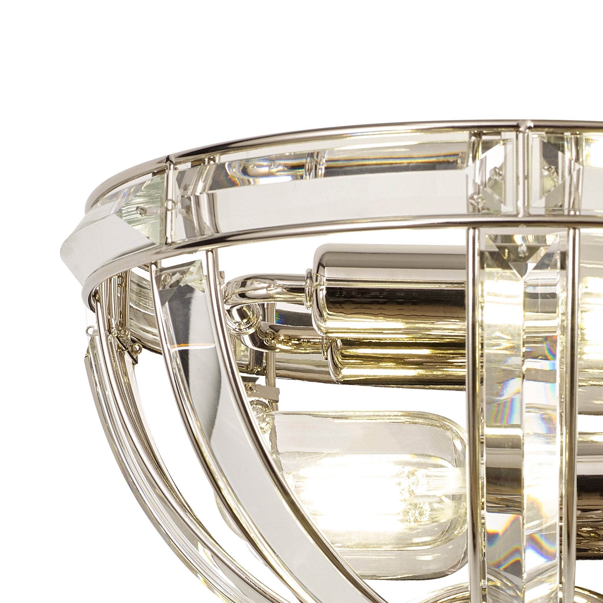 Fabula Woodford 2 Light Wall Light - Polished Nickel