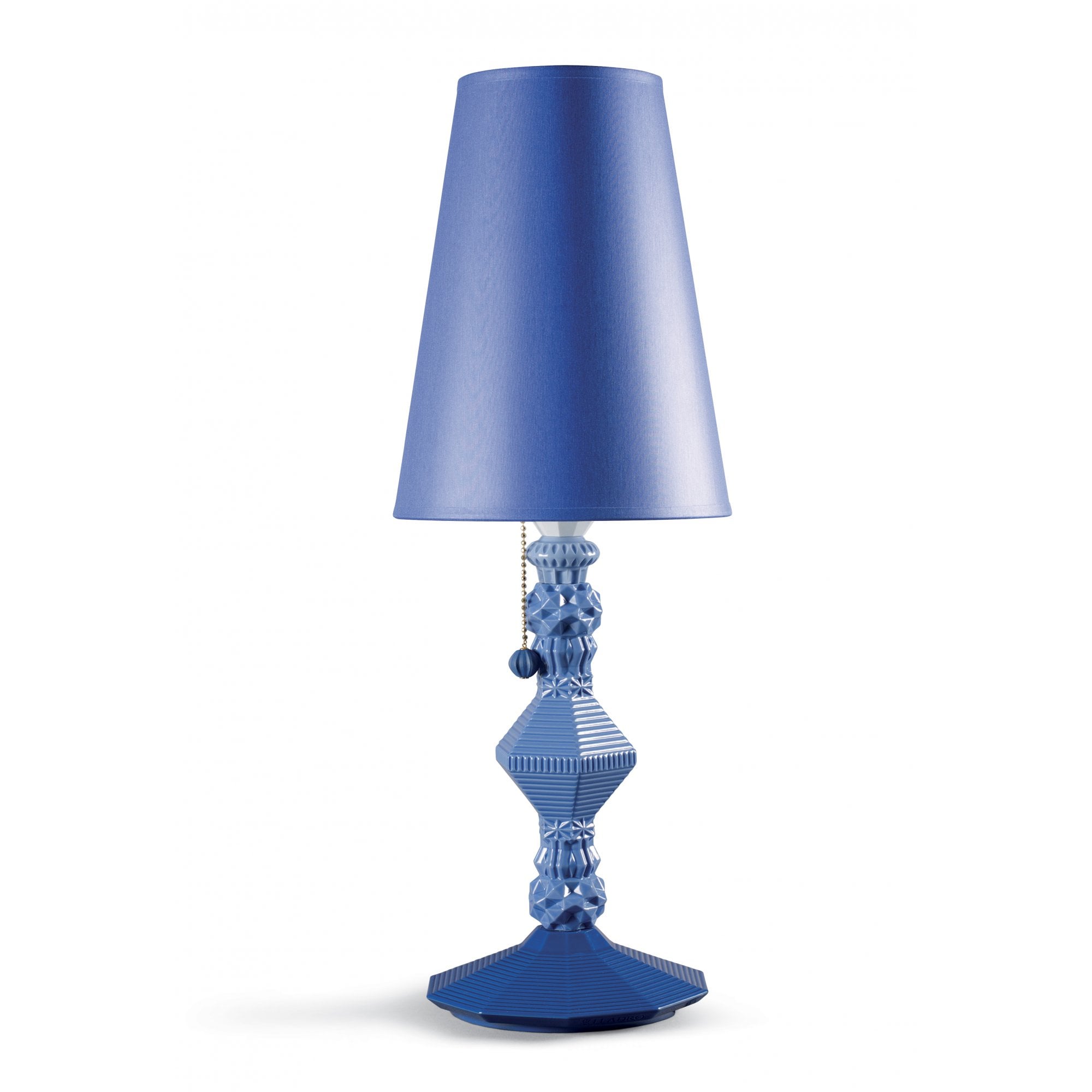 Lladro Belle De Nuit Table Lamp - Blue