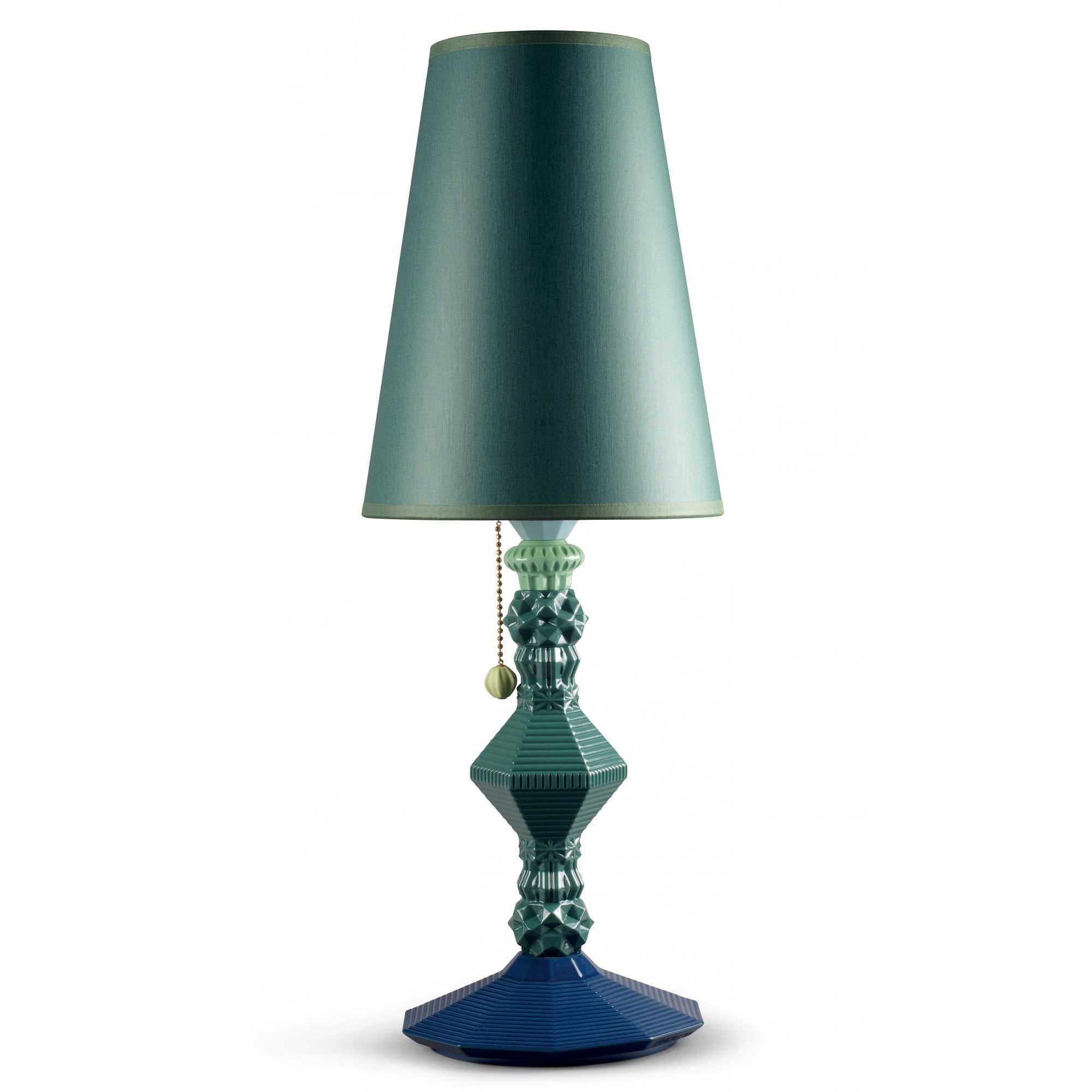 Lladro Belle De Nuit Table Lamp - Green