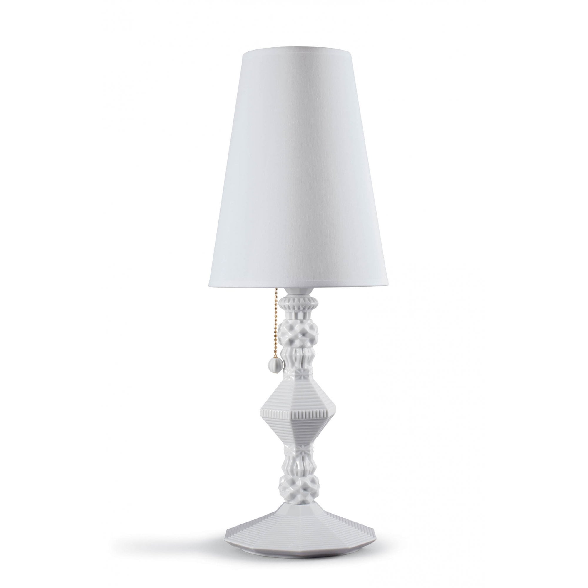Lladro Belle De Nuit Table Lamp - White