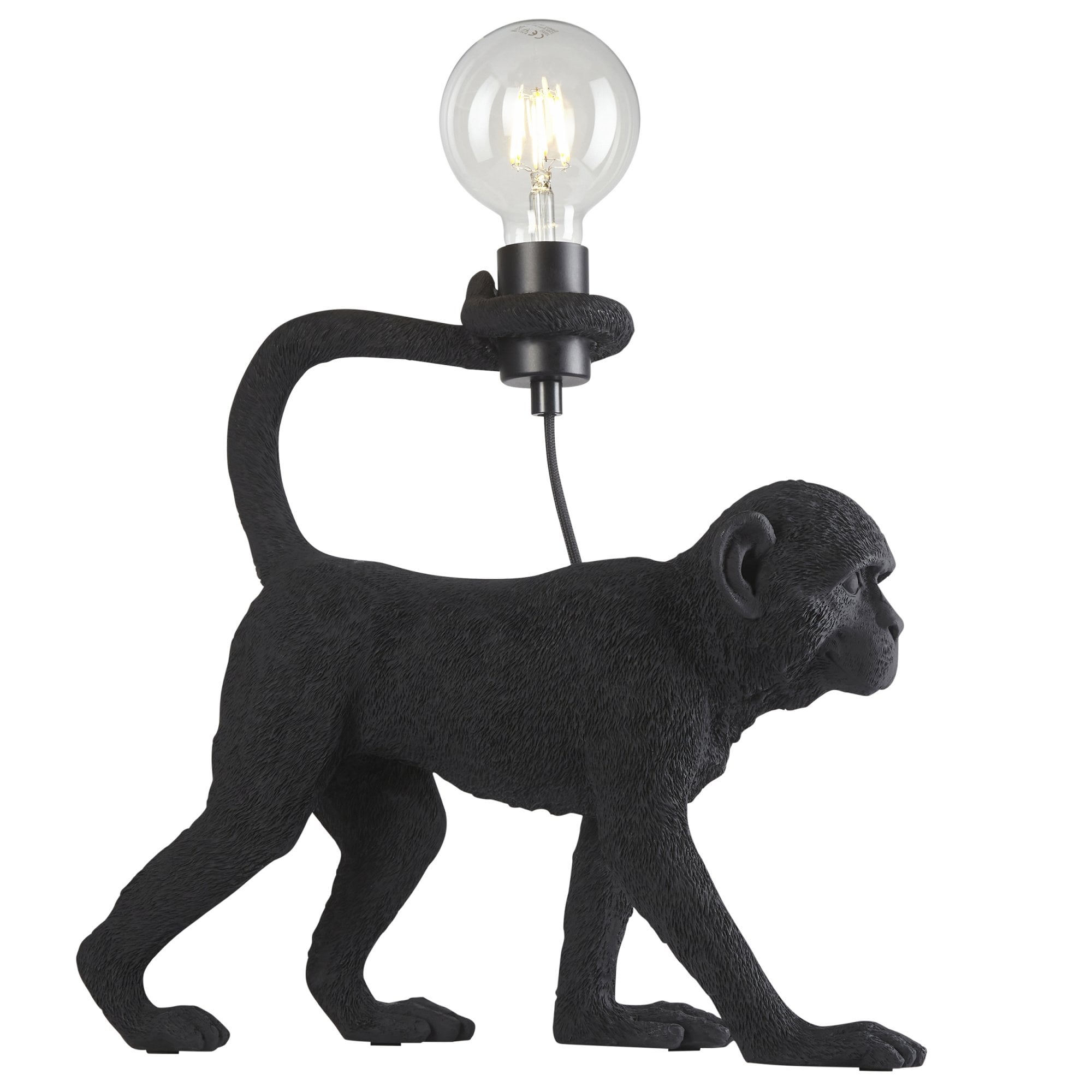 Endon Capuchin Single Table Light - Matt Black