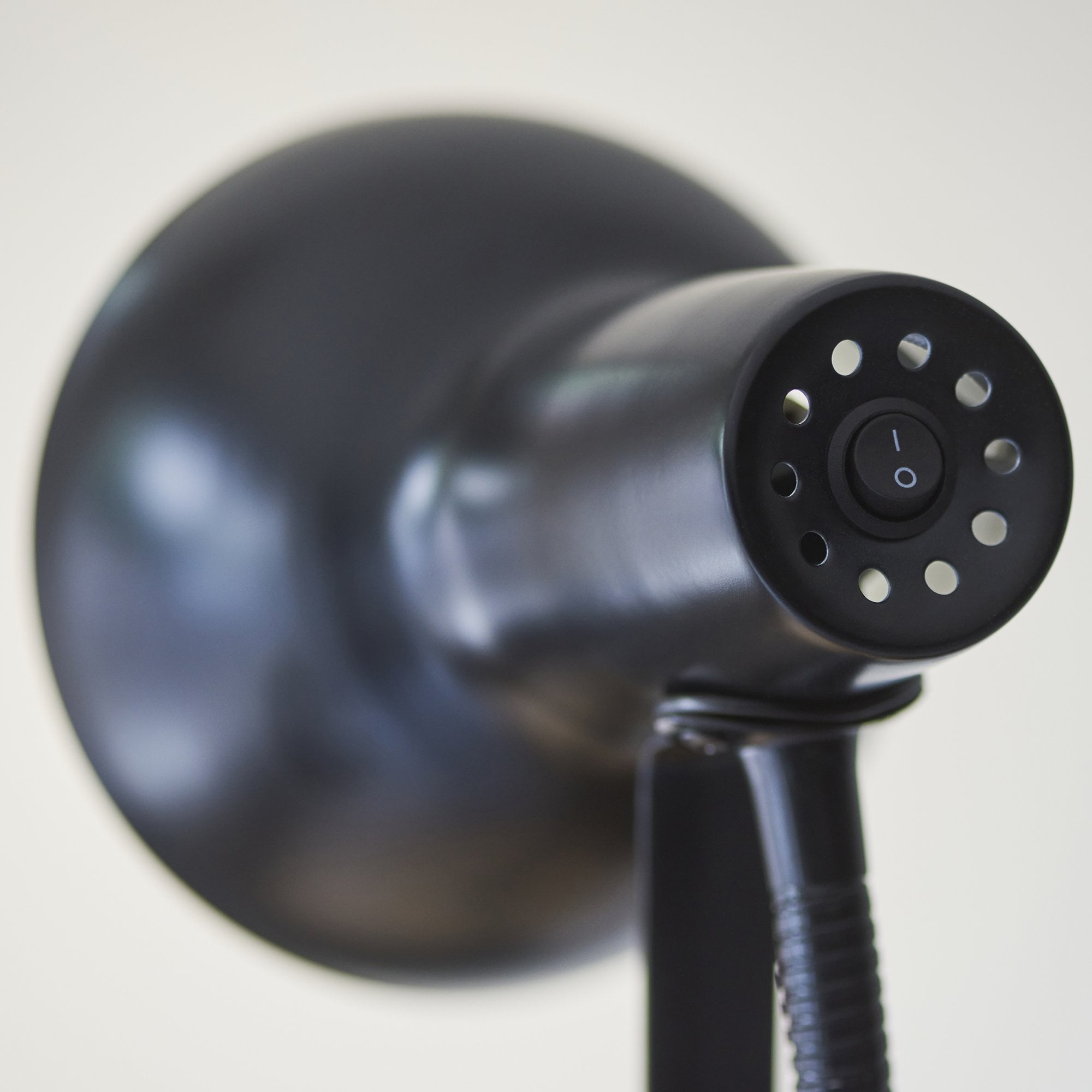 Endon Amalfi Single Floor Light - Matt Black Paint