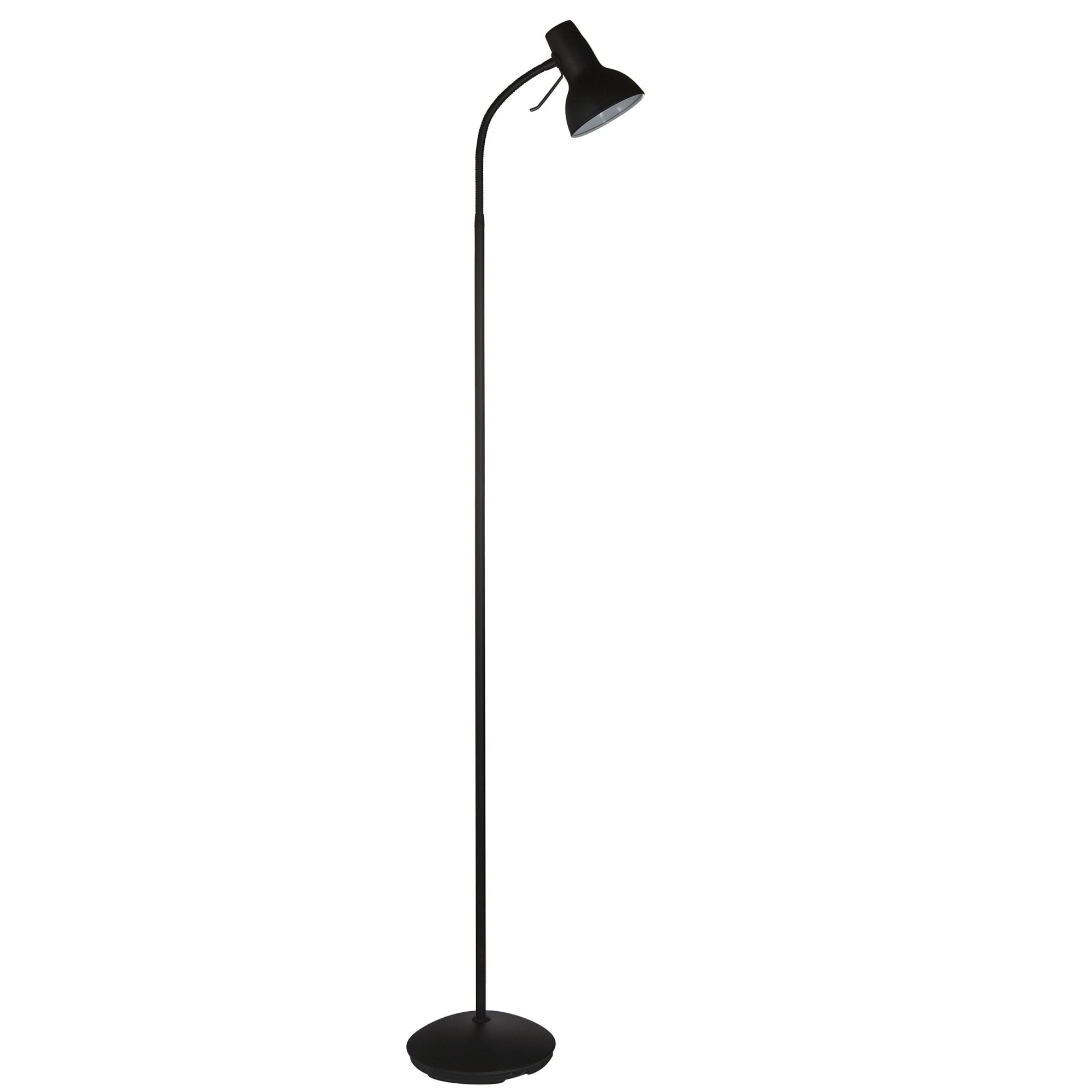Endon Amalfi Single Floor Light - Matt Black Paint