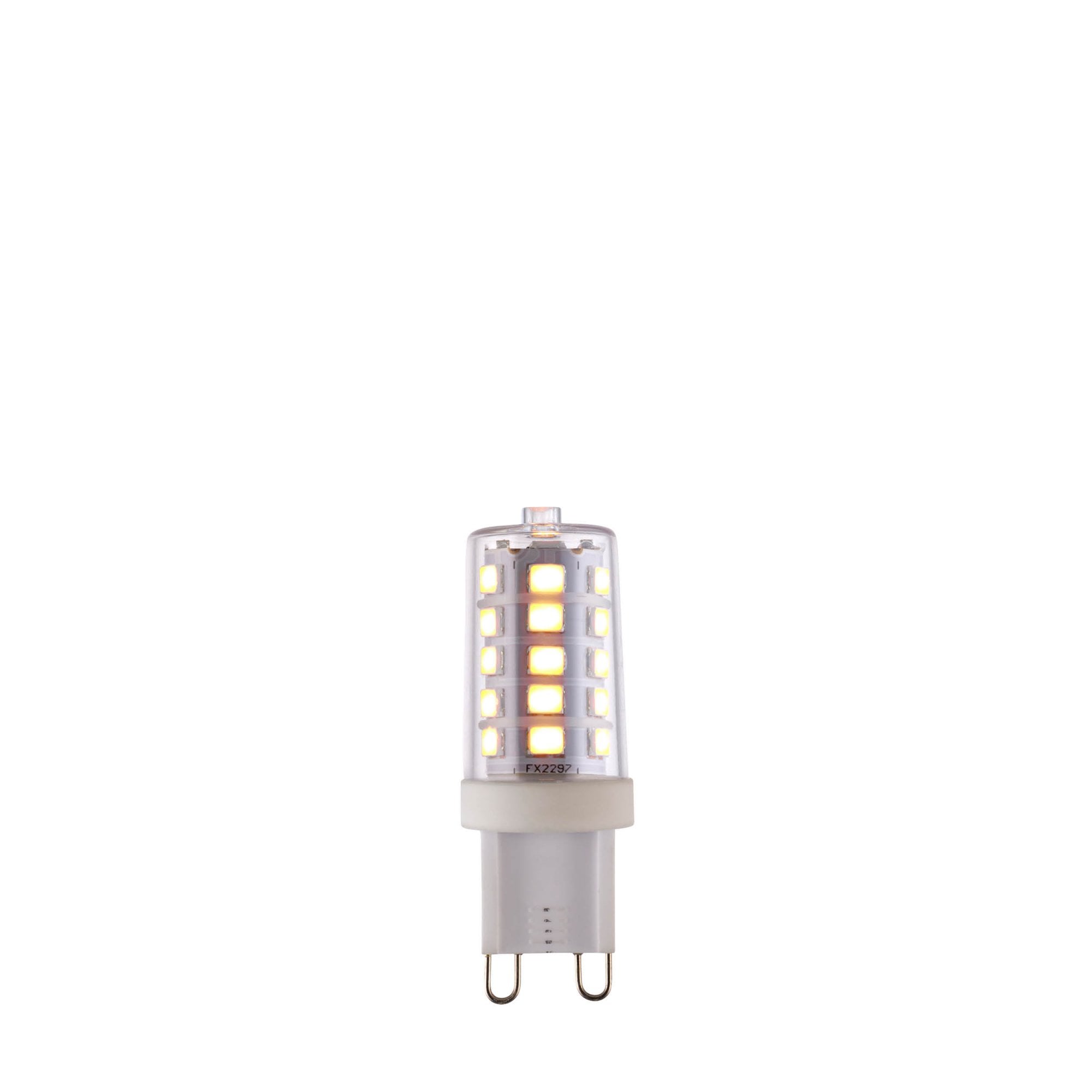 Endon G9 LED SMD 3.7W Lamp - 3000K - Dimmable - Clear & White PC