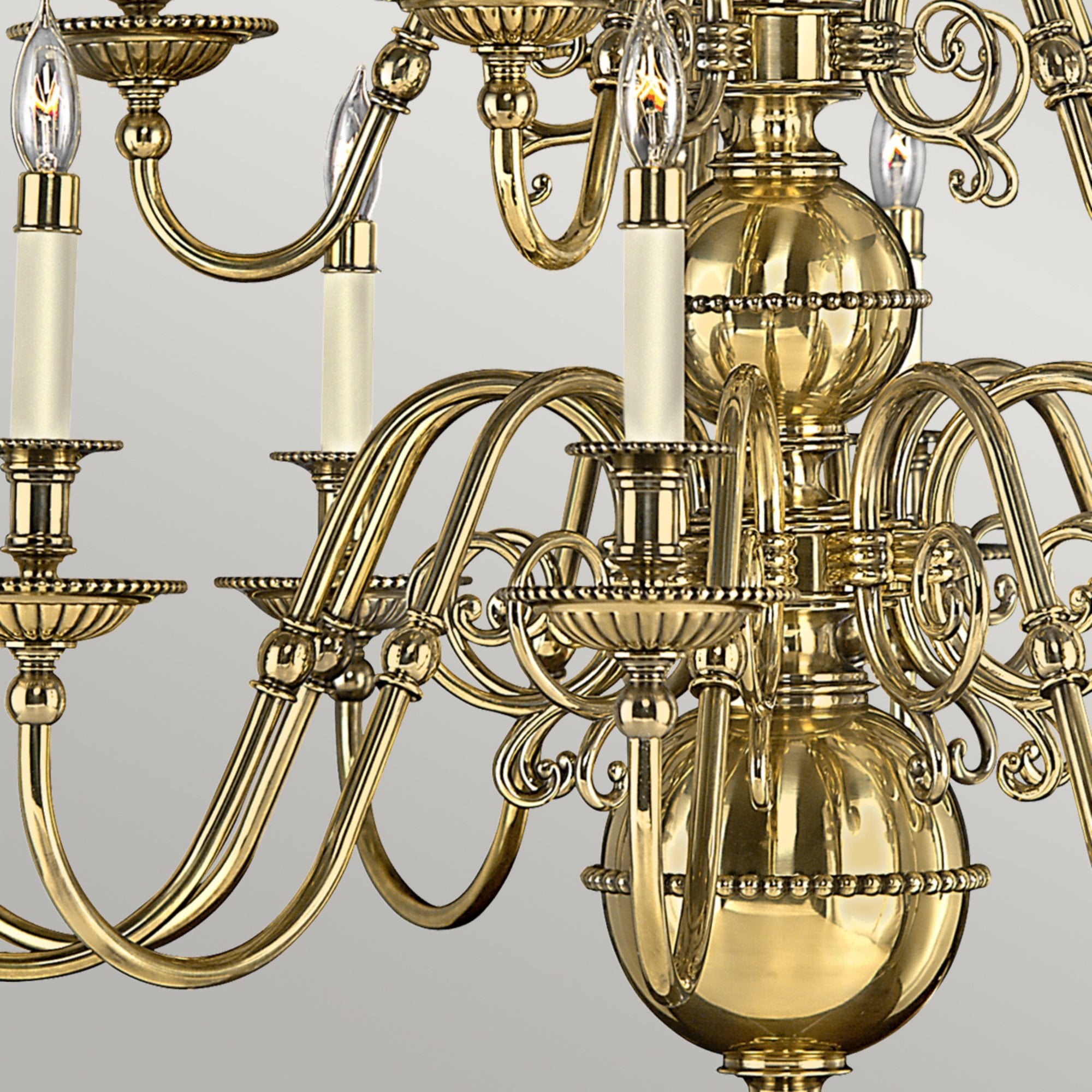 Hinkley Cambridge 15 Light Chandelier - Burnished Brass
