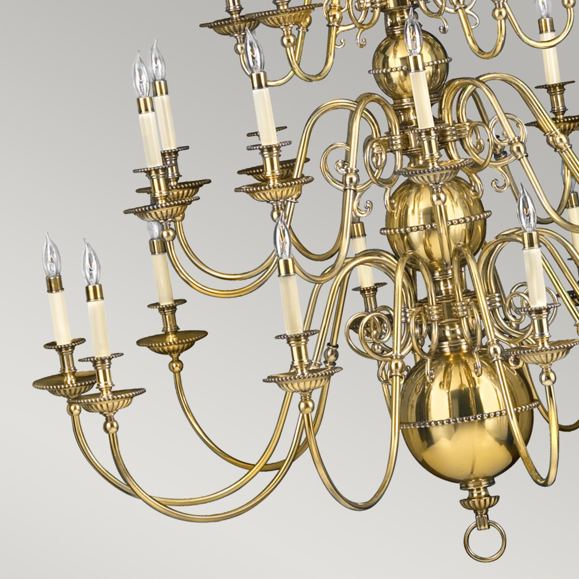 Hinkley Cambridge 25 Light Chandelier - Burnished Brass