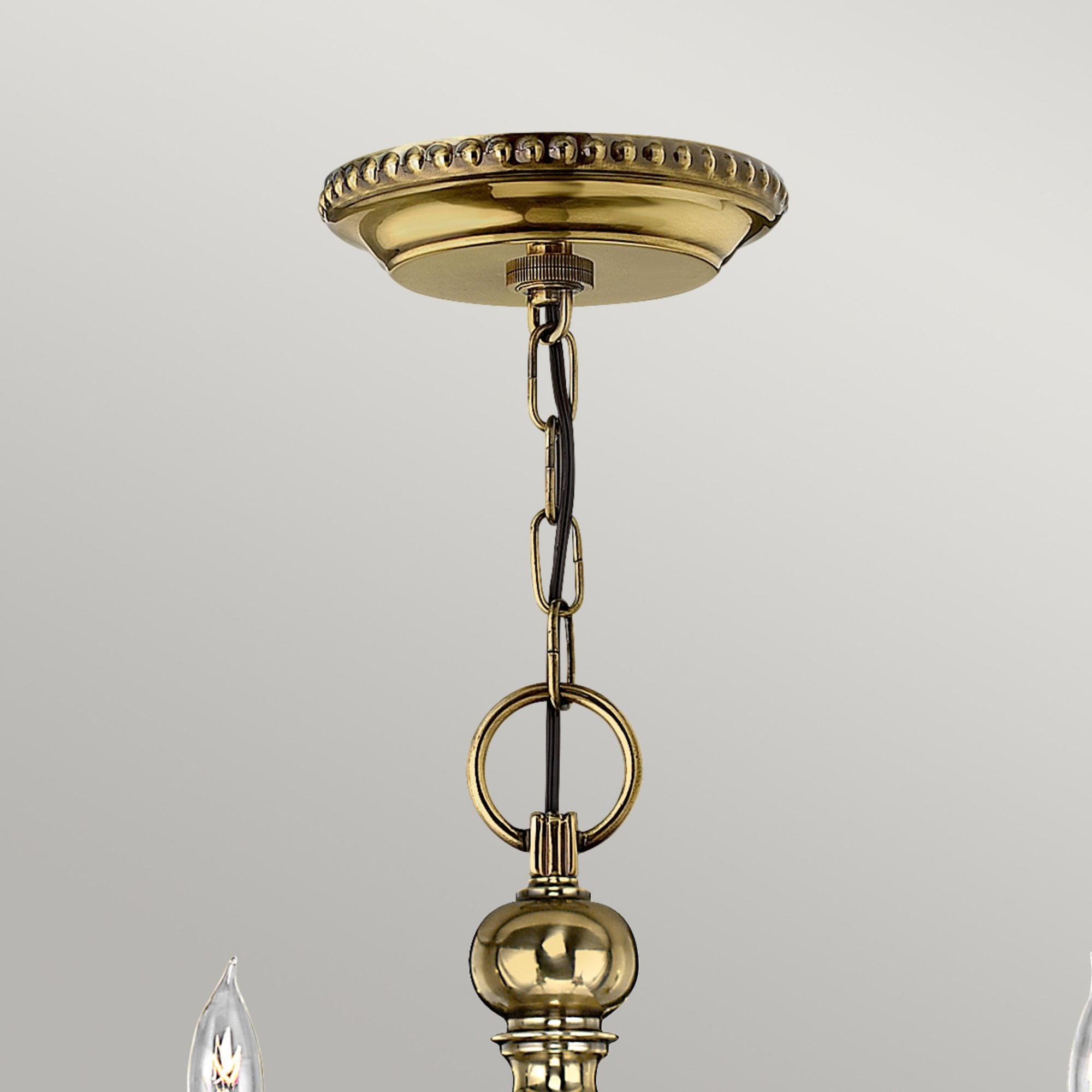 Hinkley Cambridge 6 Light Chandelier - Burnished Brass