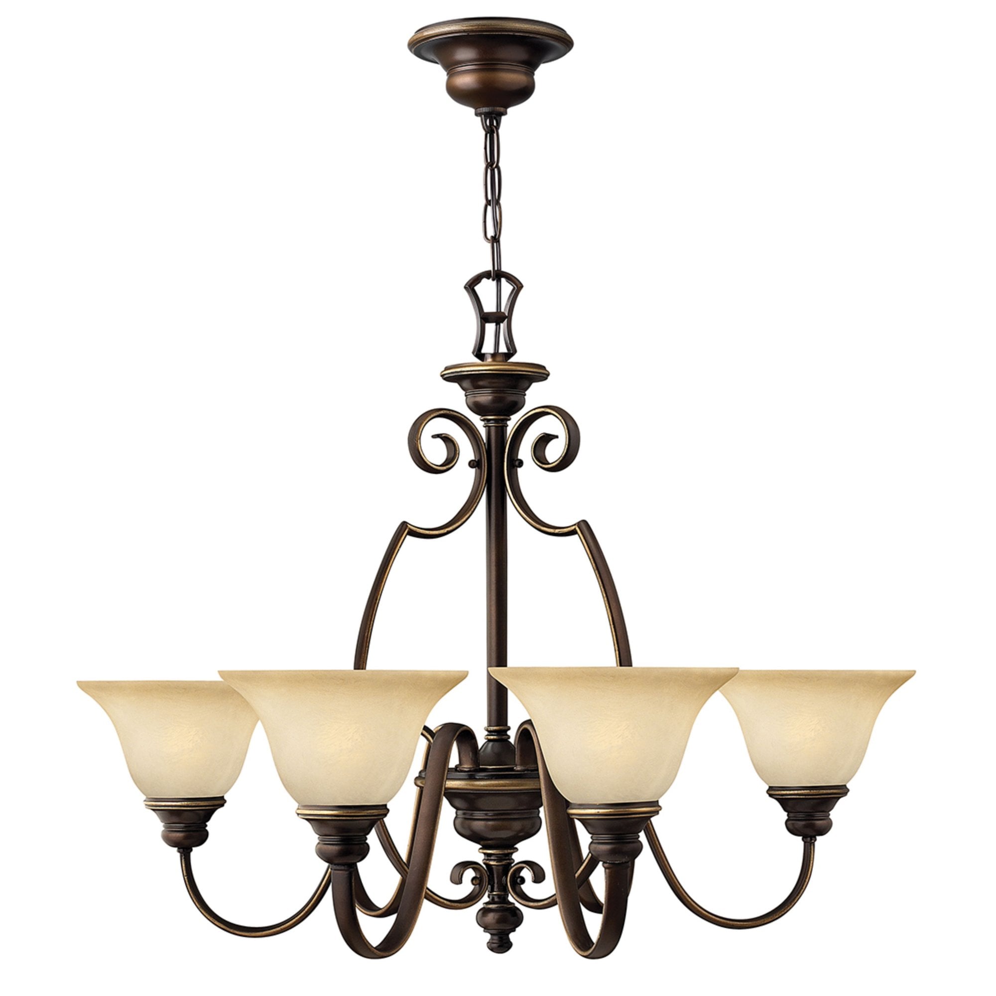 Hinkley Cello 6 Light Chandelier - Antique Bronze