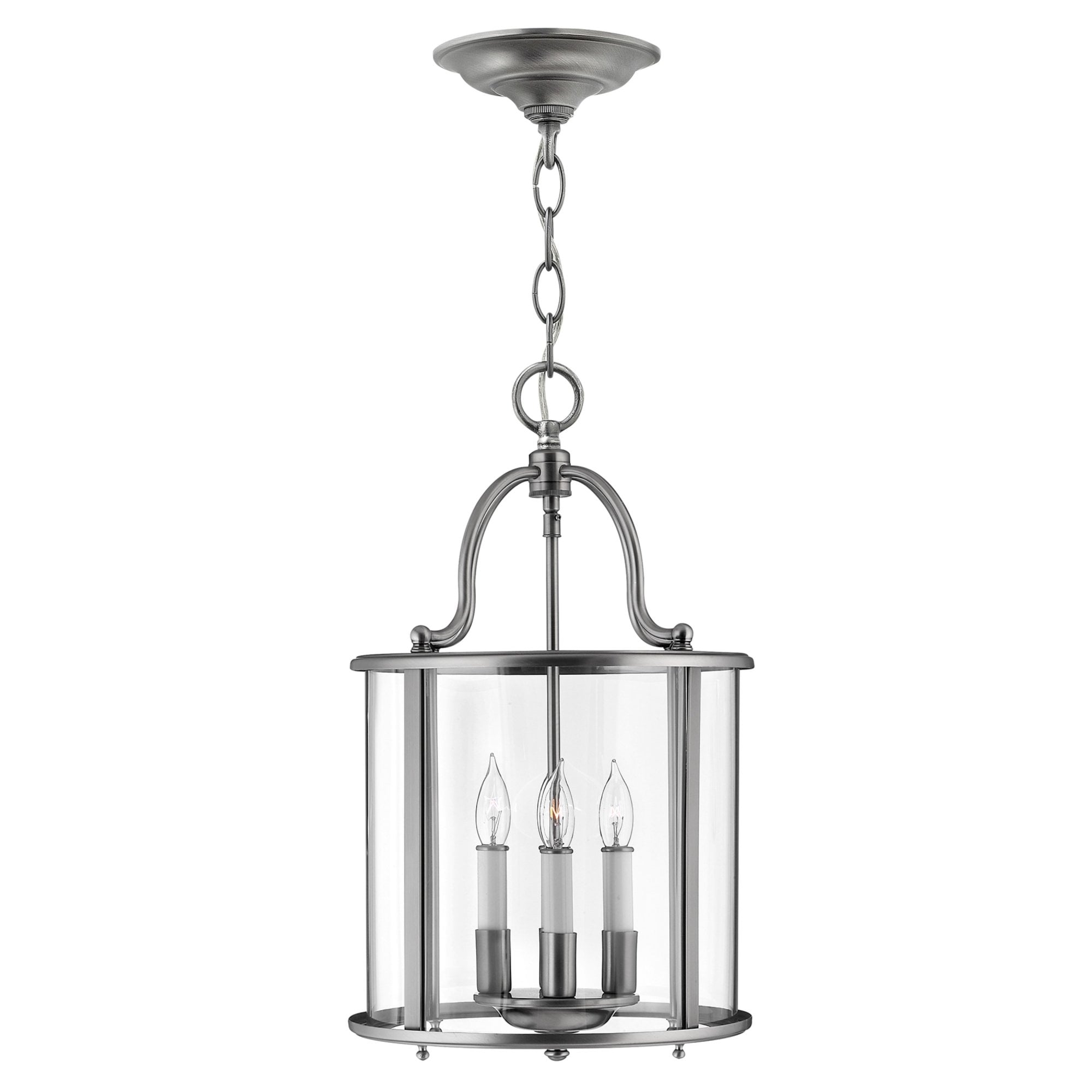 Hinkley Gentry 4 Light Medium Pendant - Pewter