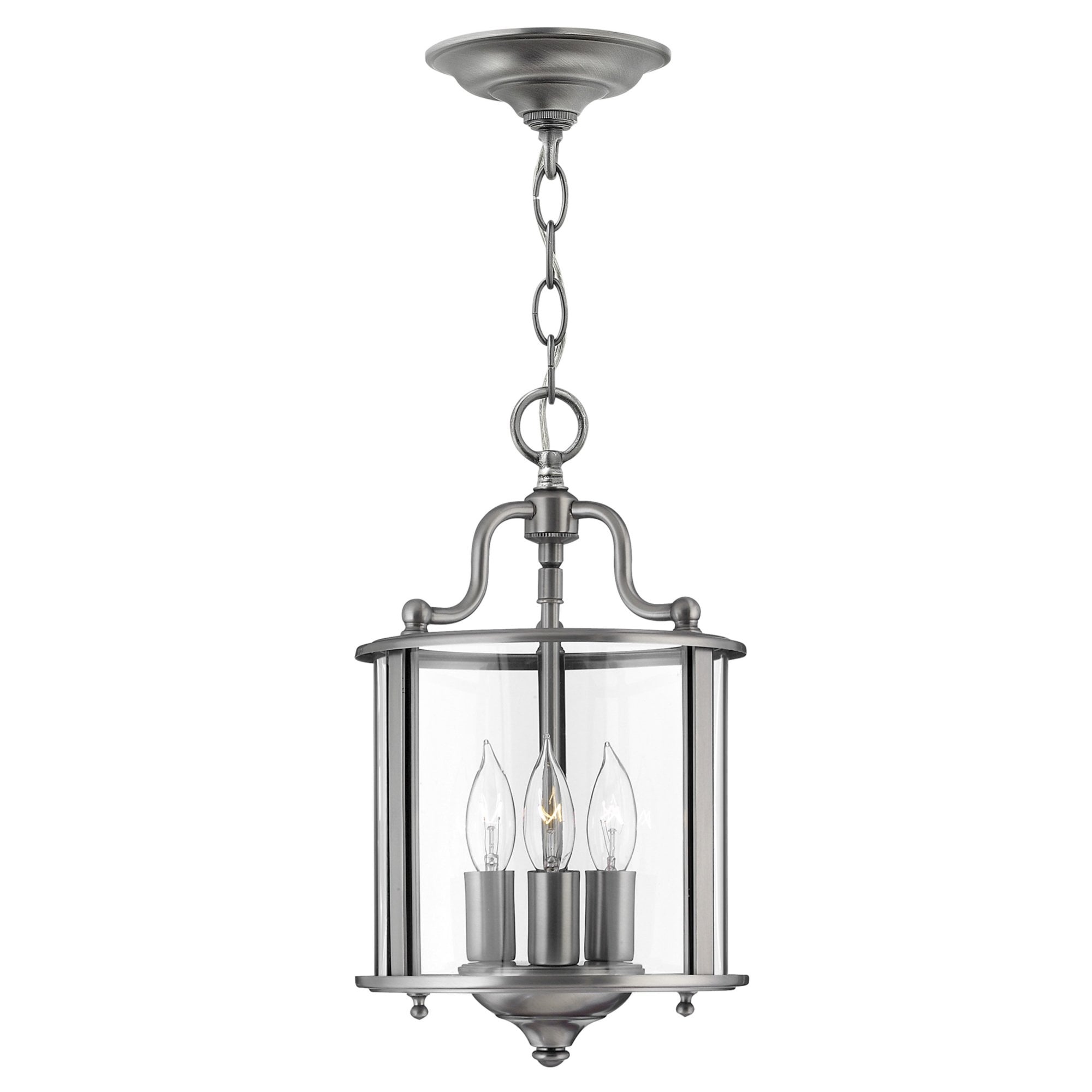 Hinkley Gentry 3 Light Small Pendant - Pewter