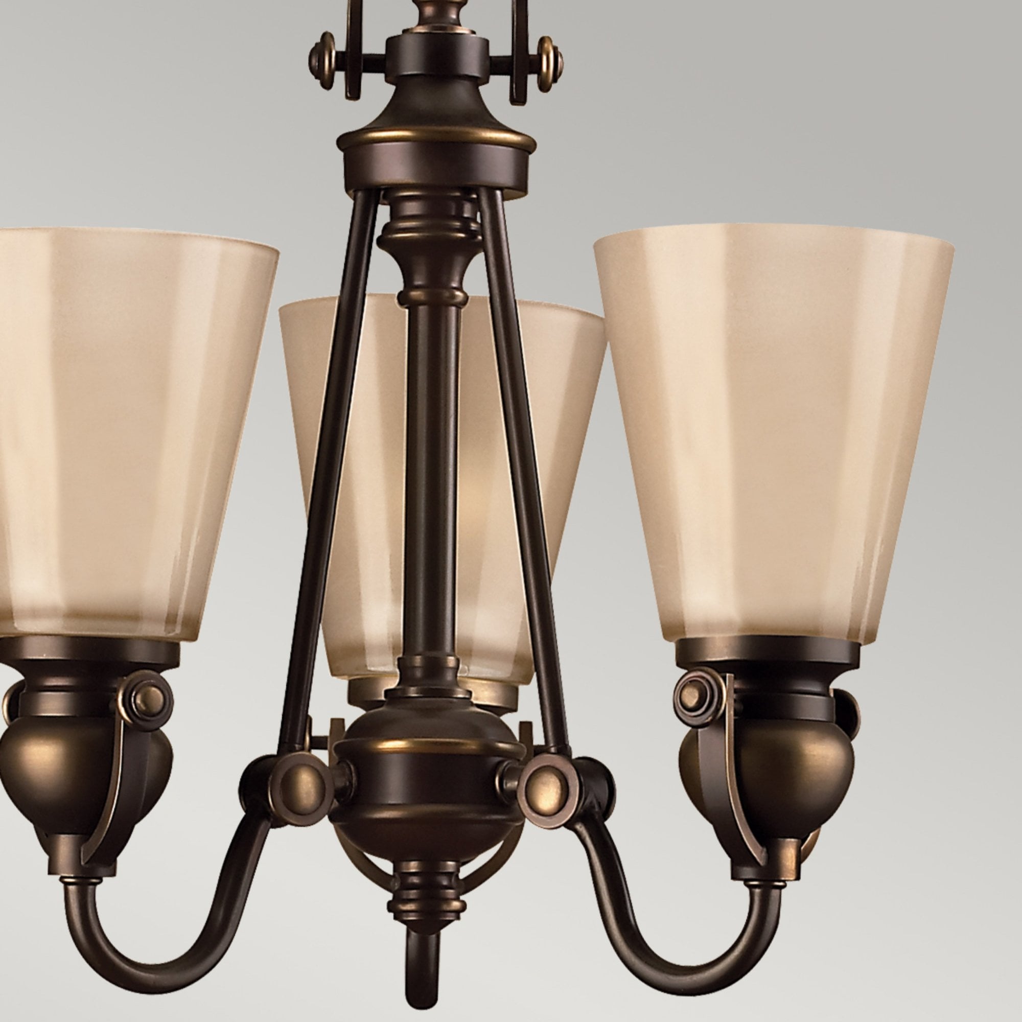 Hinkley Mayflower 3 Light Chandelier - Olde Bronze